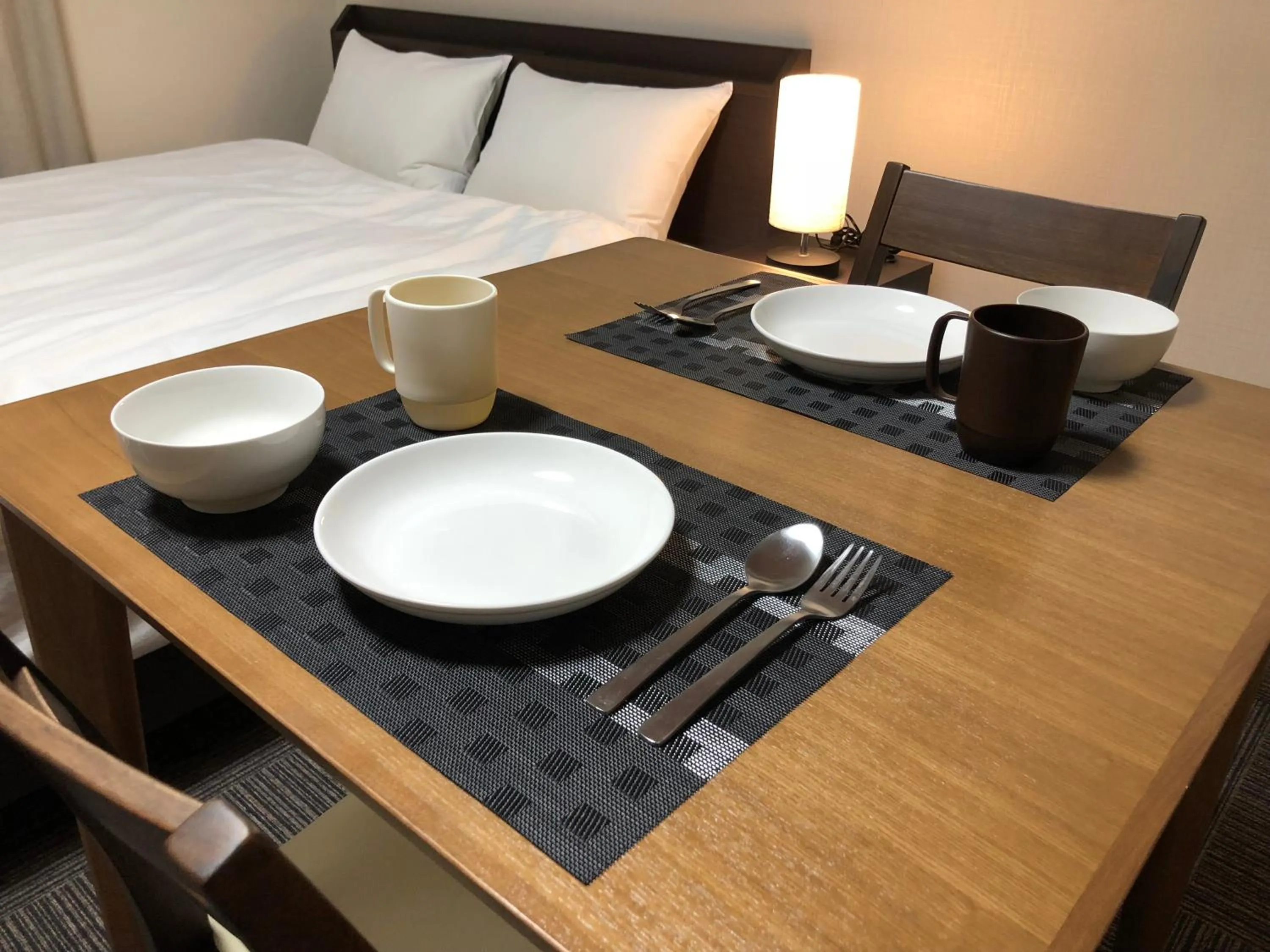 Dining area, Bed in Kyogura Bettei Nijo