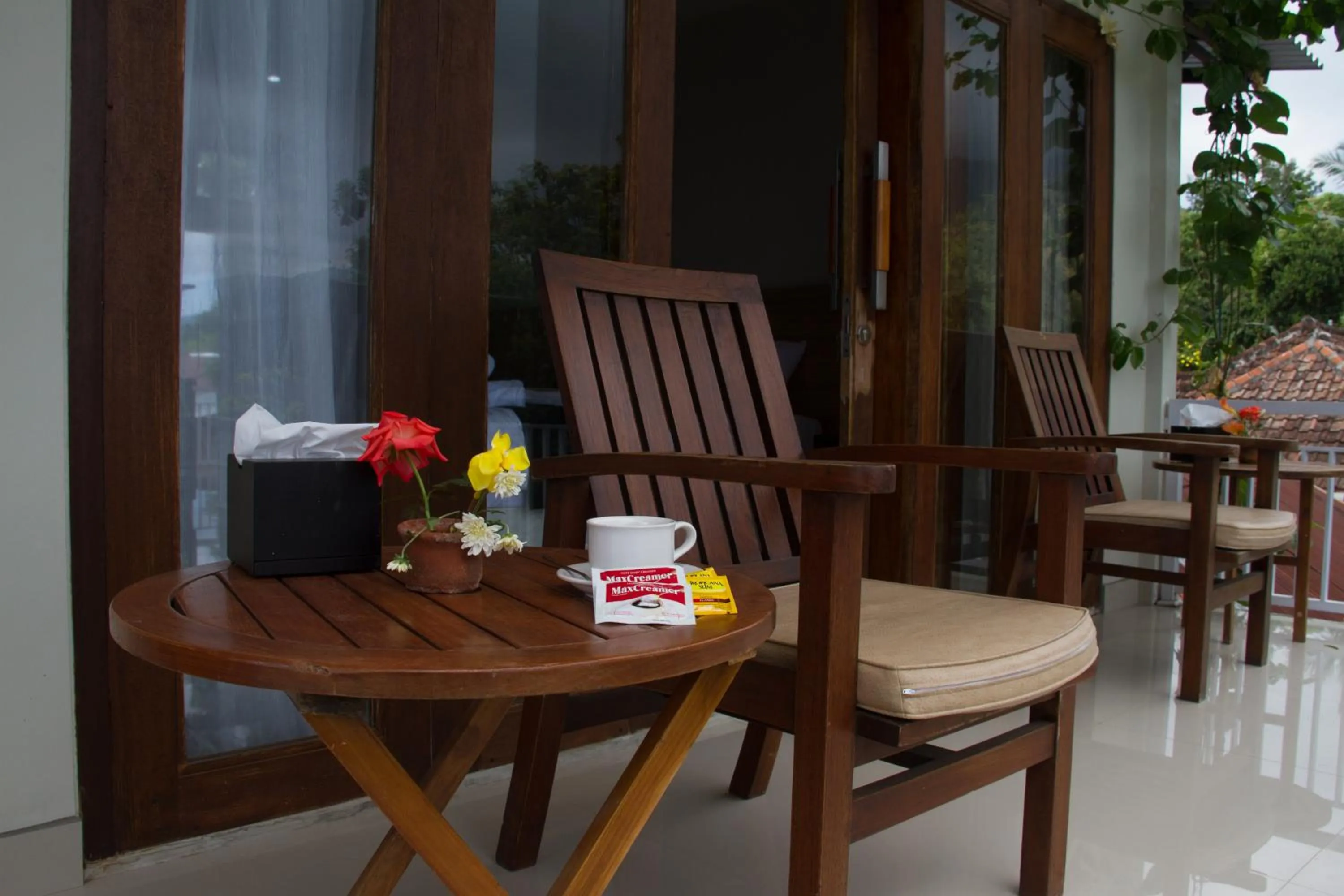 Balcony/Terrace in Mandhasativa Homestay