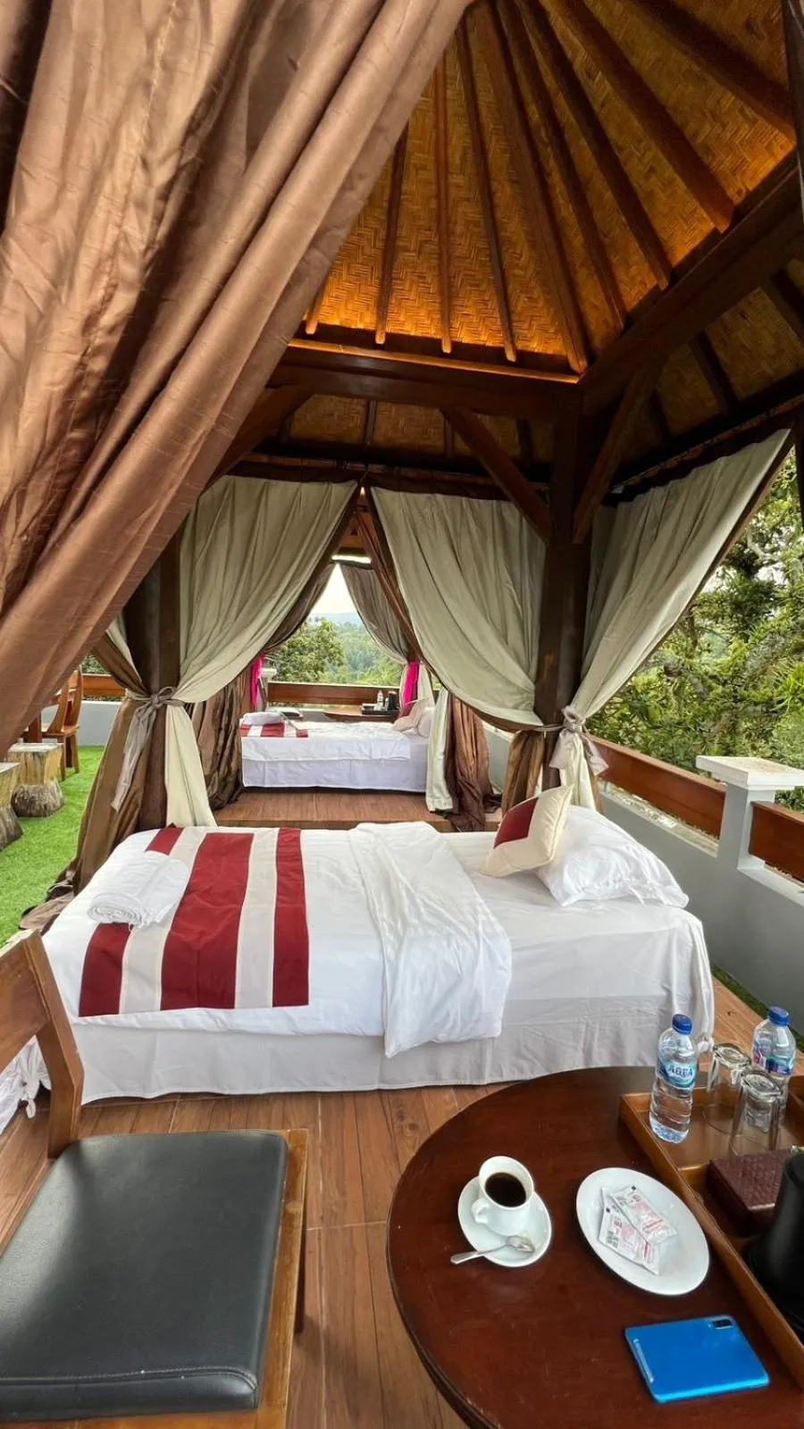 Bed in Mandhasativa Homestay