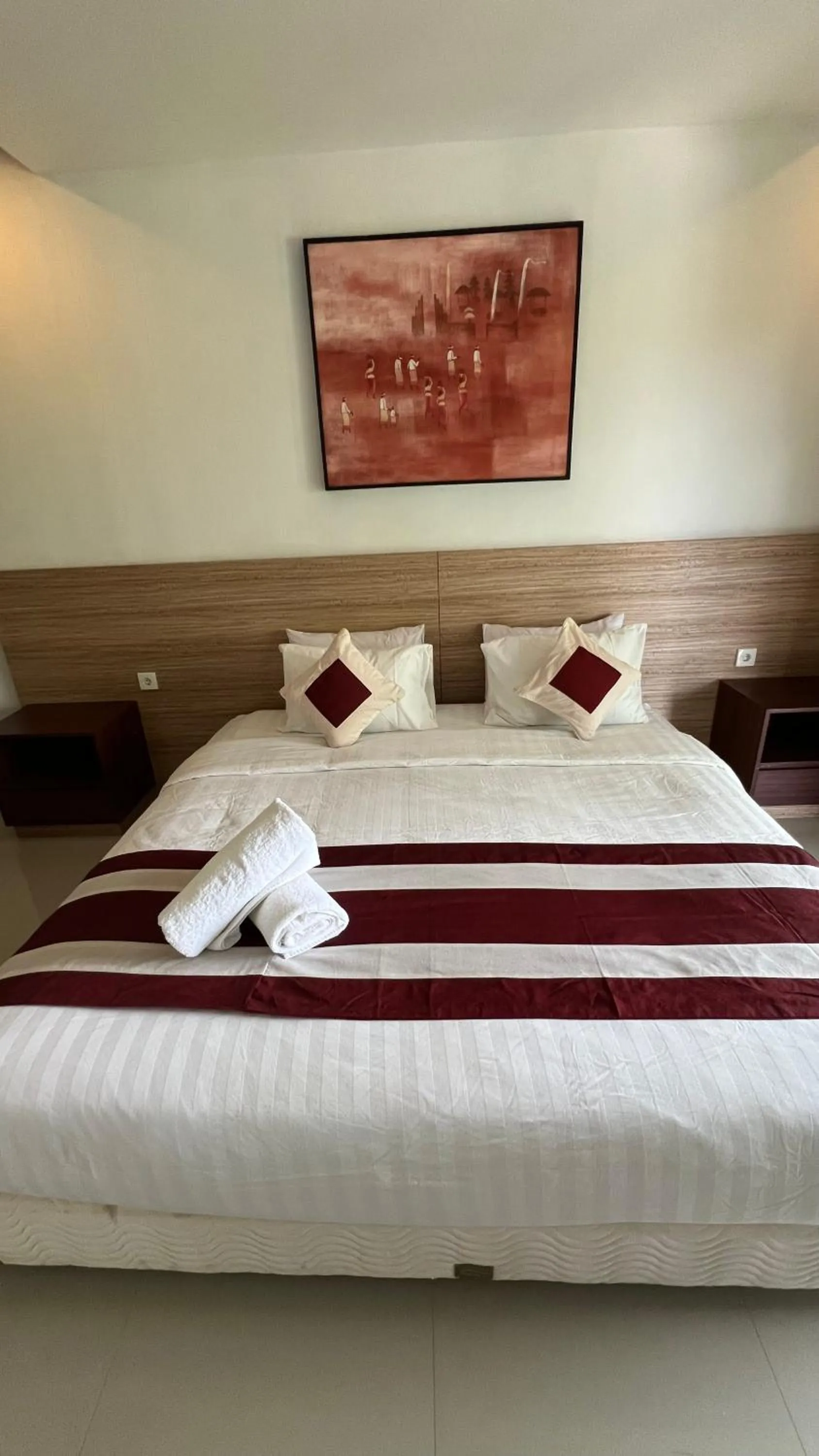 Bed in Mandhasativa Homestay