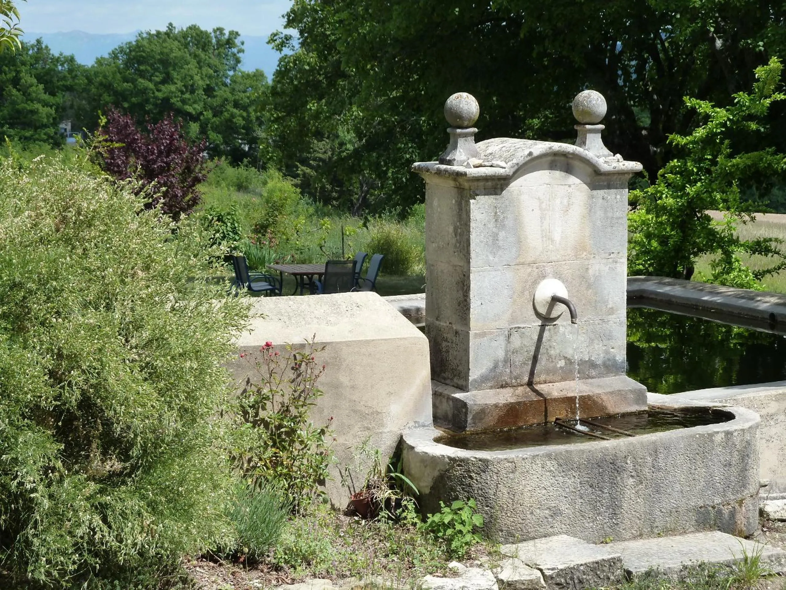 Garden view in La Bastide Du Claus - Vitaverde