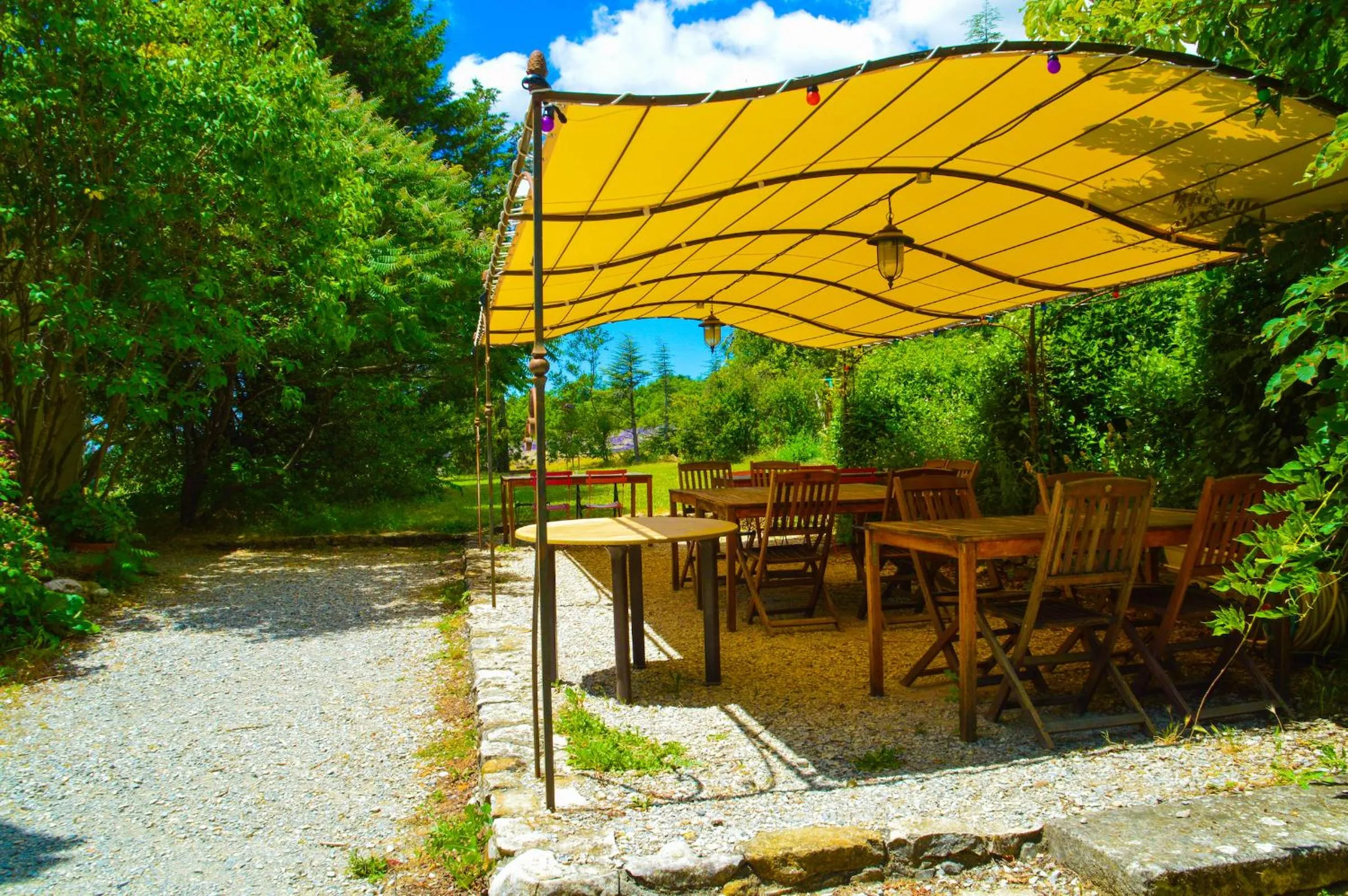 Patio in La Bastide Du Claus - Vitaverde