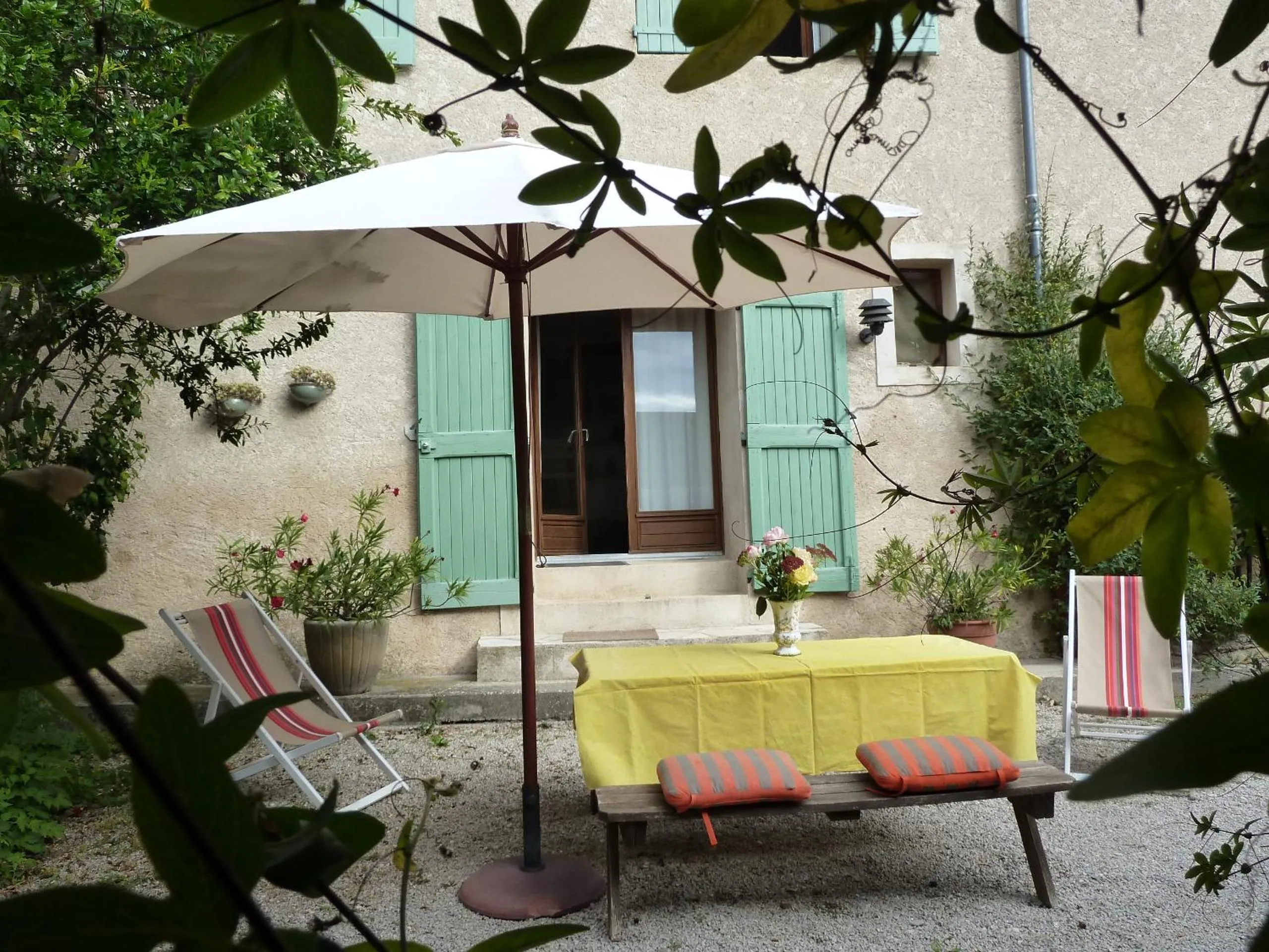 Patio in La Bastide Du Claus - Vitaverde