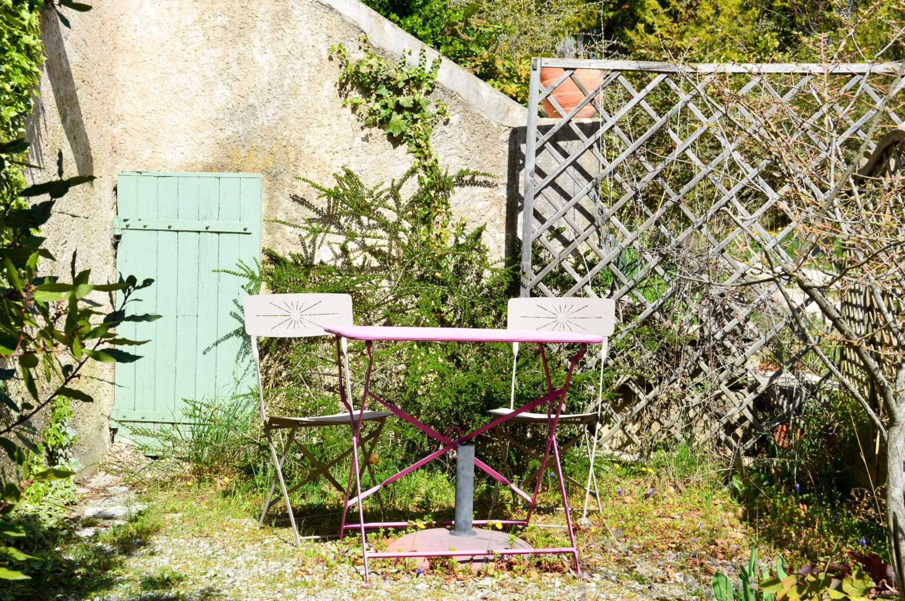 Patio in La Bastide Du Claus - Vitaverde