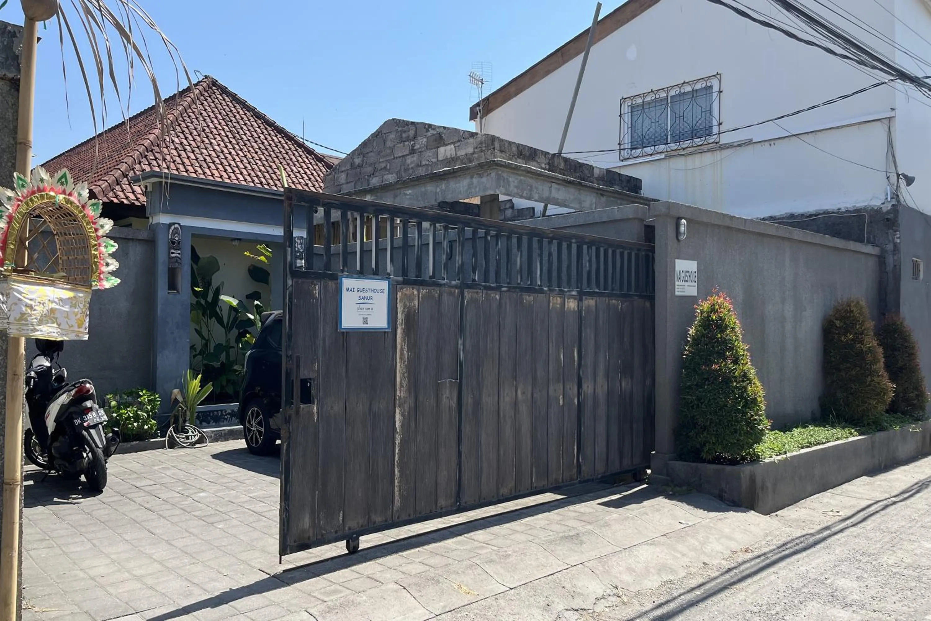 Property building in Mai Guest House Sanur