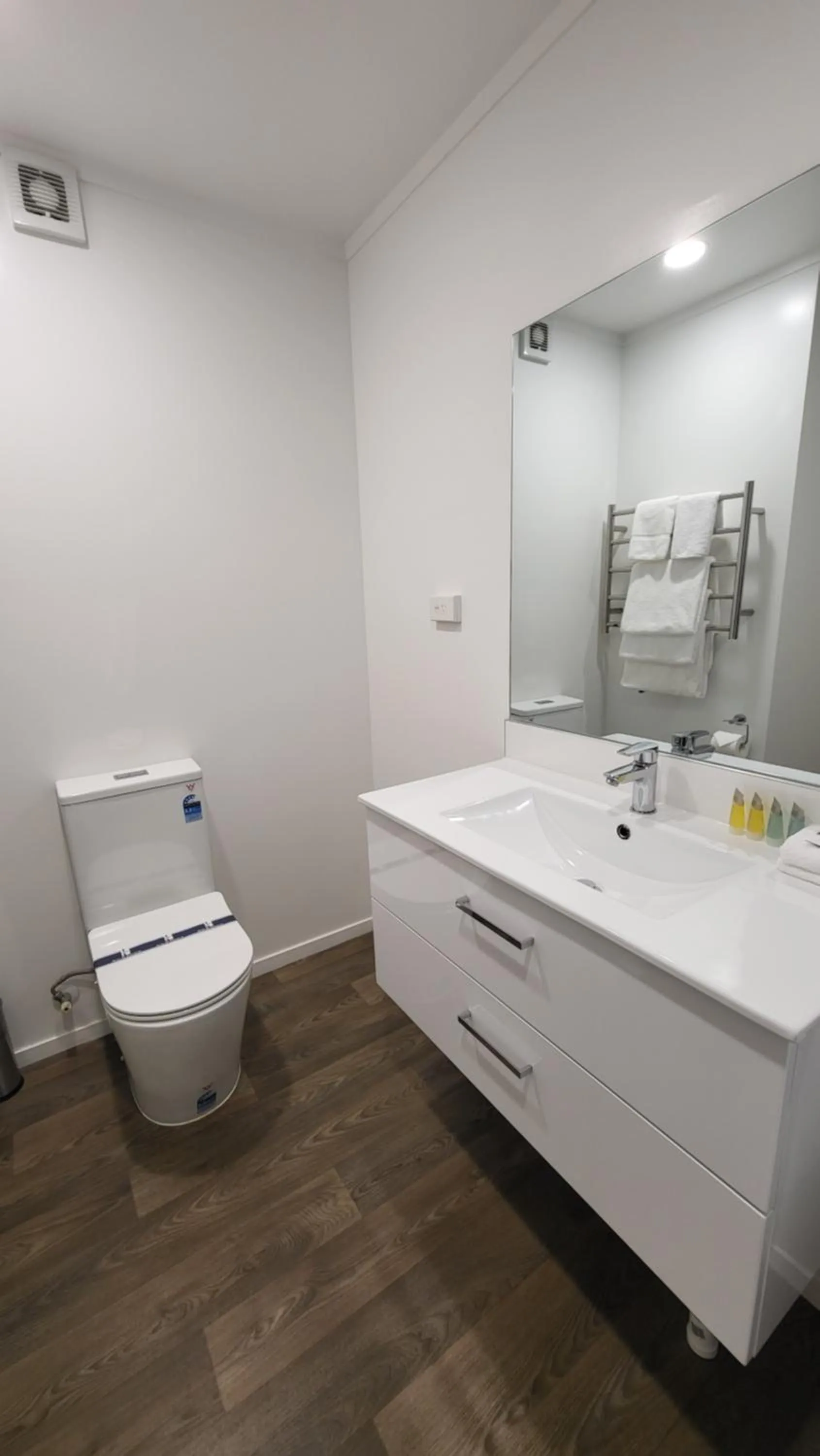 Bathroom in Manukau Motor Lodge