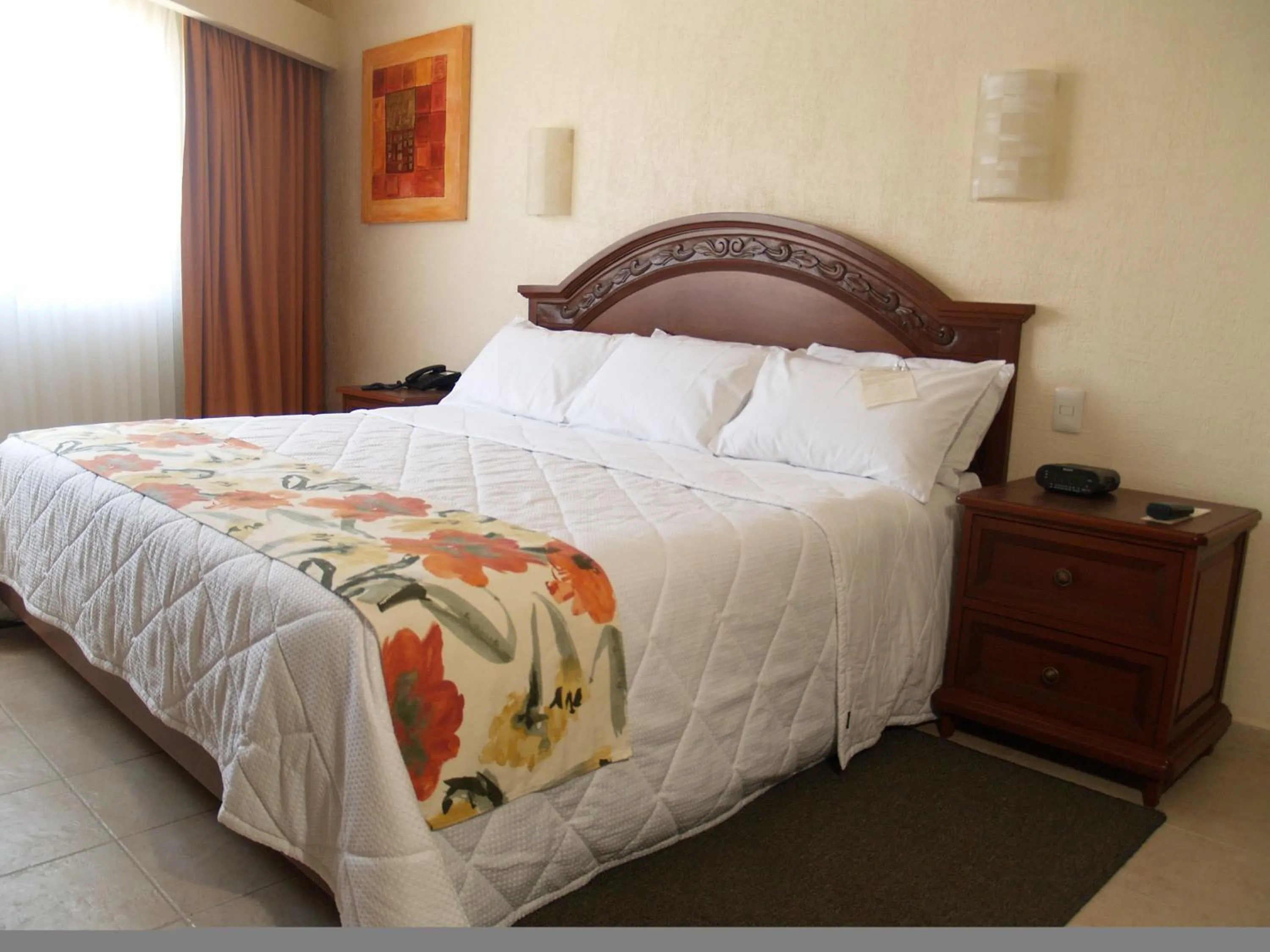 Bed in Hotel Argento