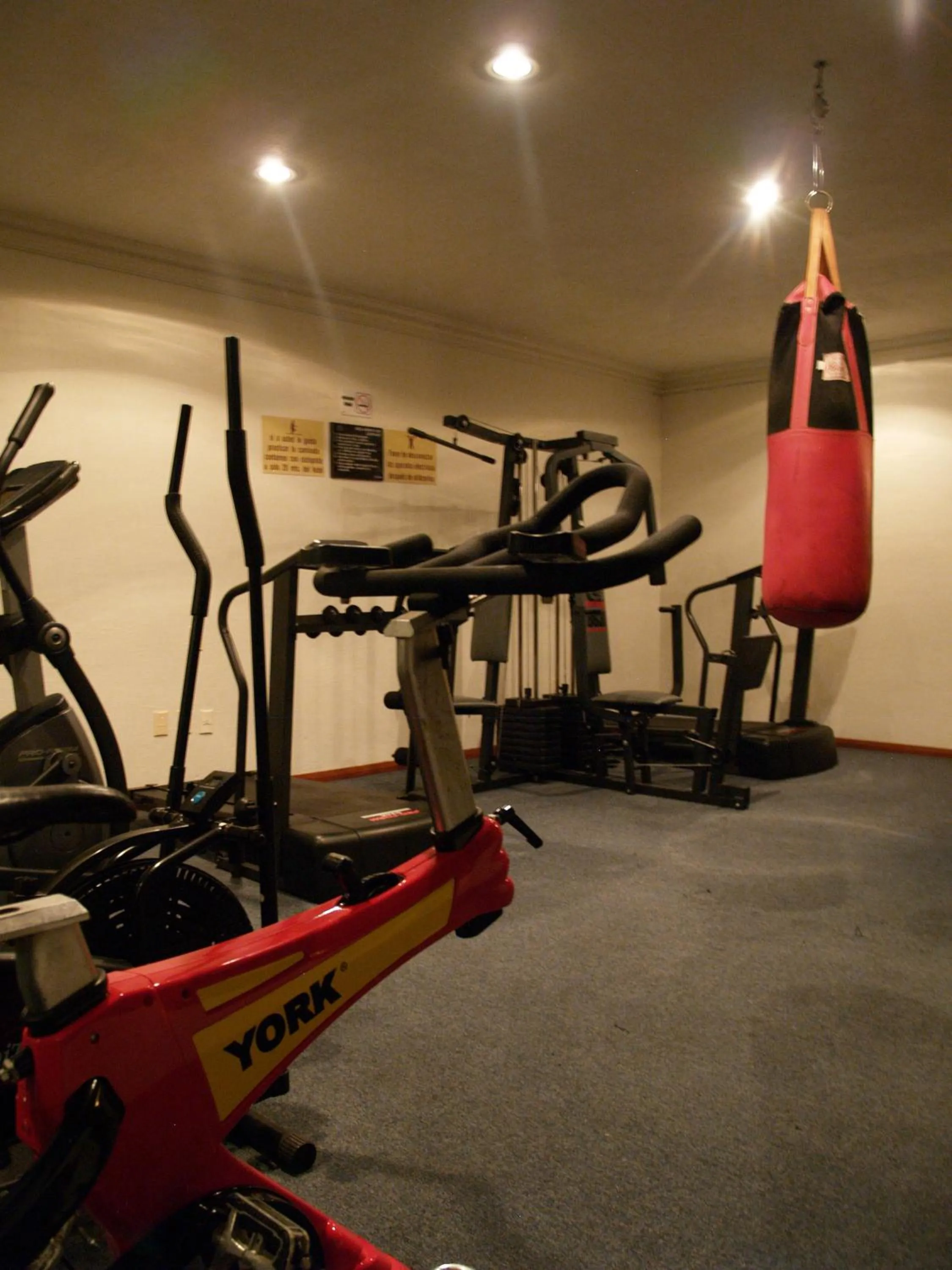 Fitness centre/facilities in Hotel Argento