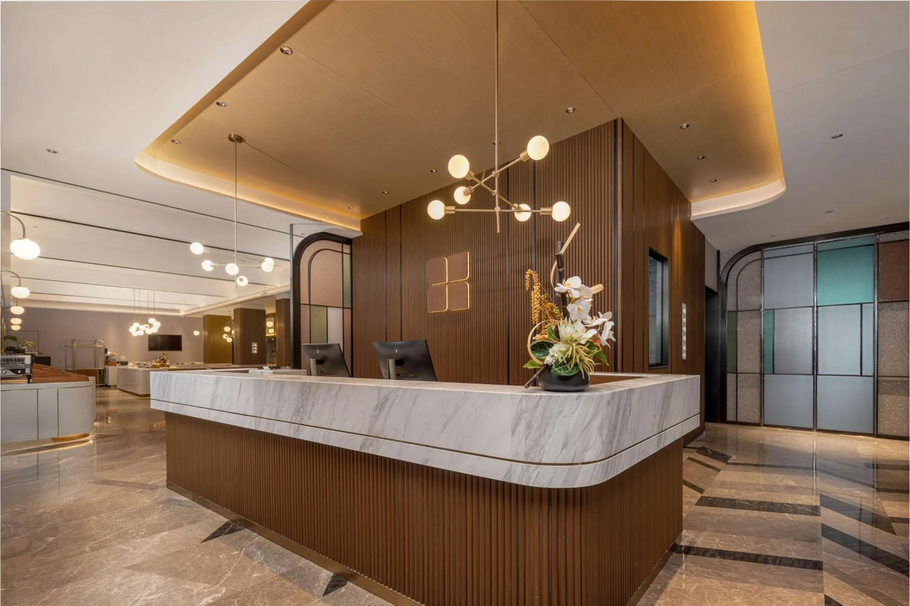Lobby or reception in Hilton Garden Inn Shanghai Caoyang