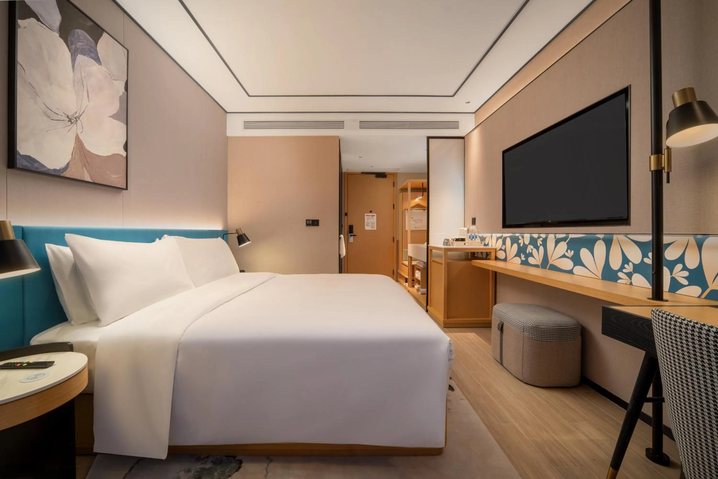 Bed in Hilton Garden Inn Shanghai Caoyang