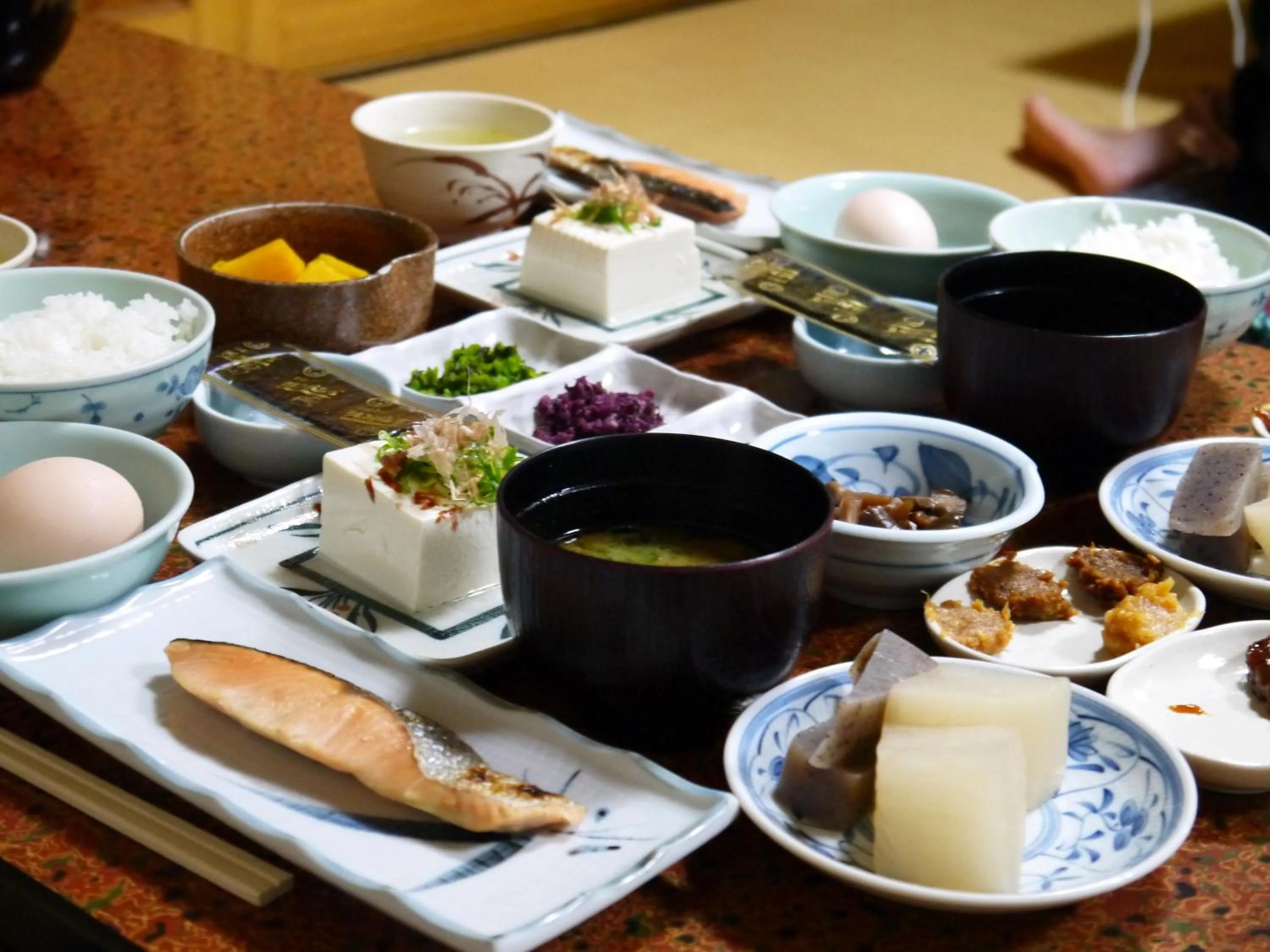 Breakfast in Kyo no Minshuku Ohara no Sato