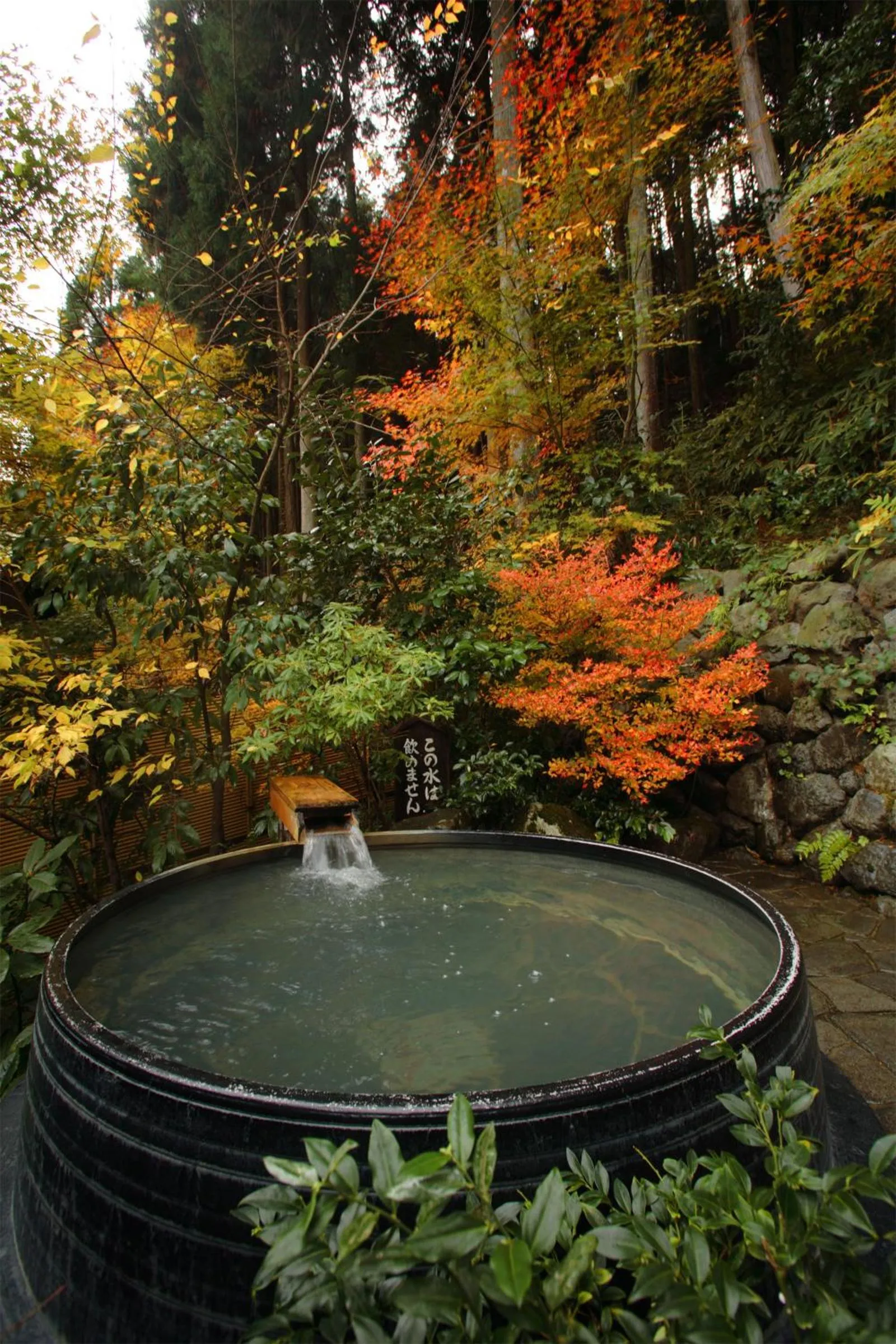 Hot Spring Bath in Kyo no Minshuku Ohara no Sato