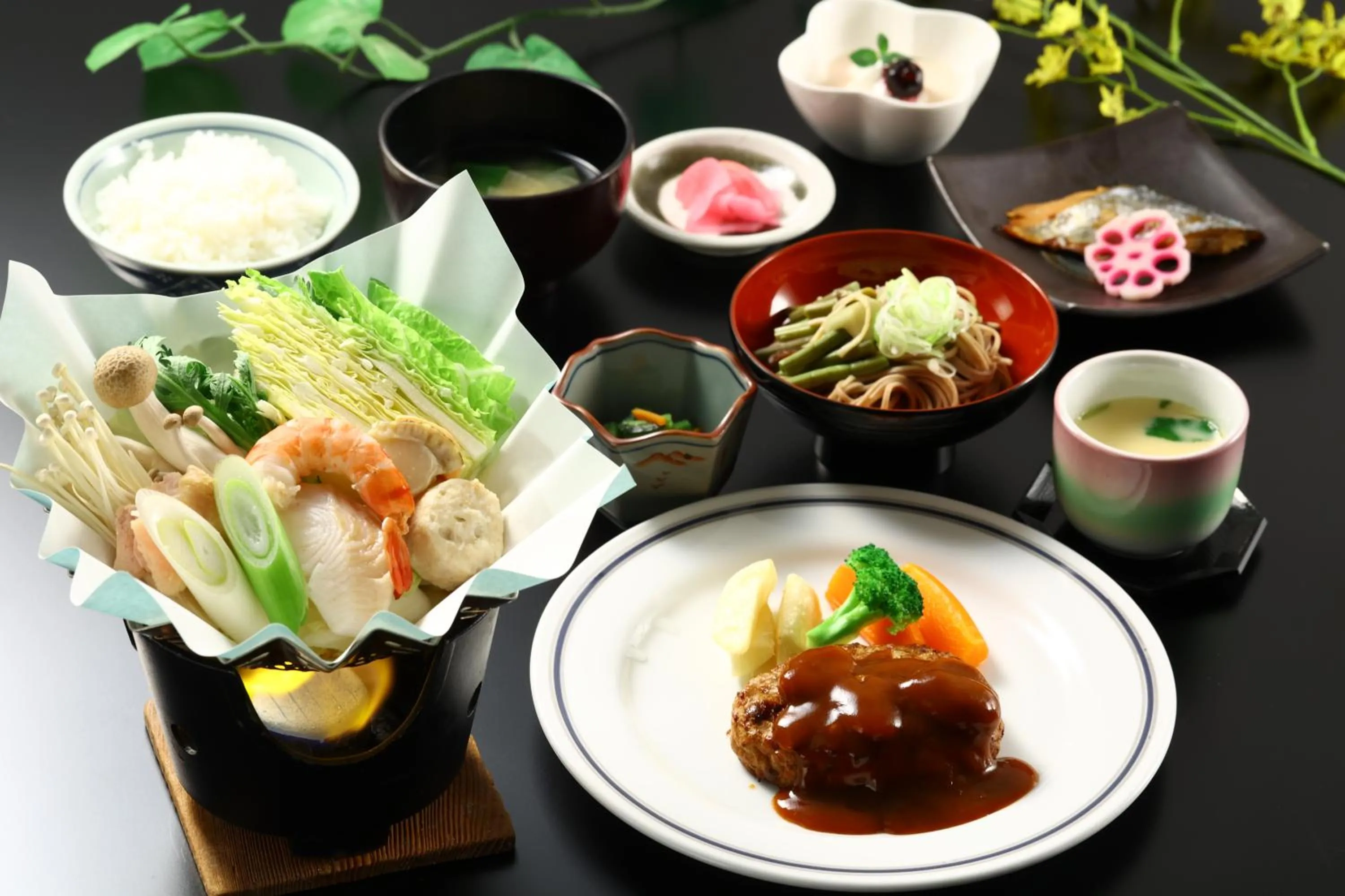 Food in Hotel Sunplaza Tsugaike