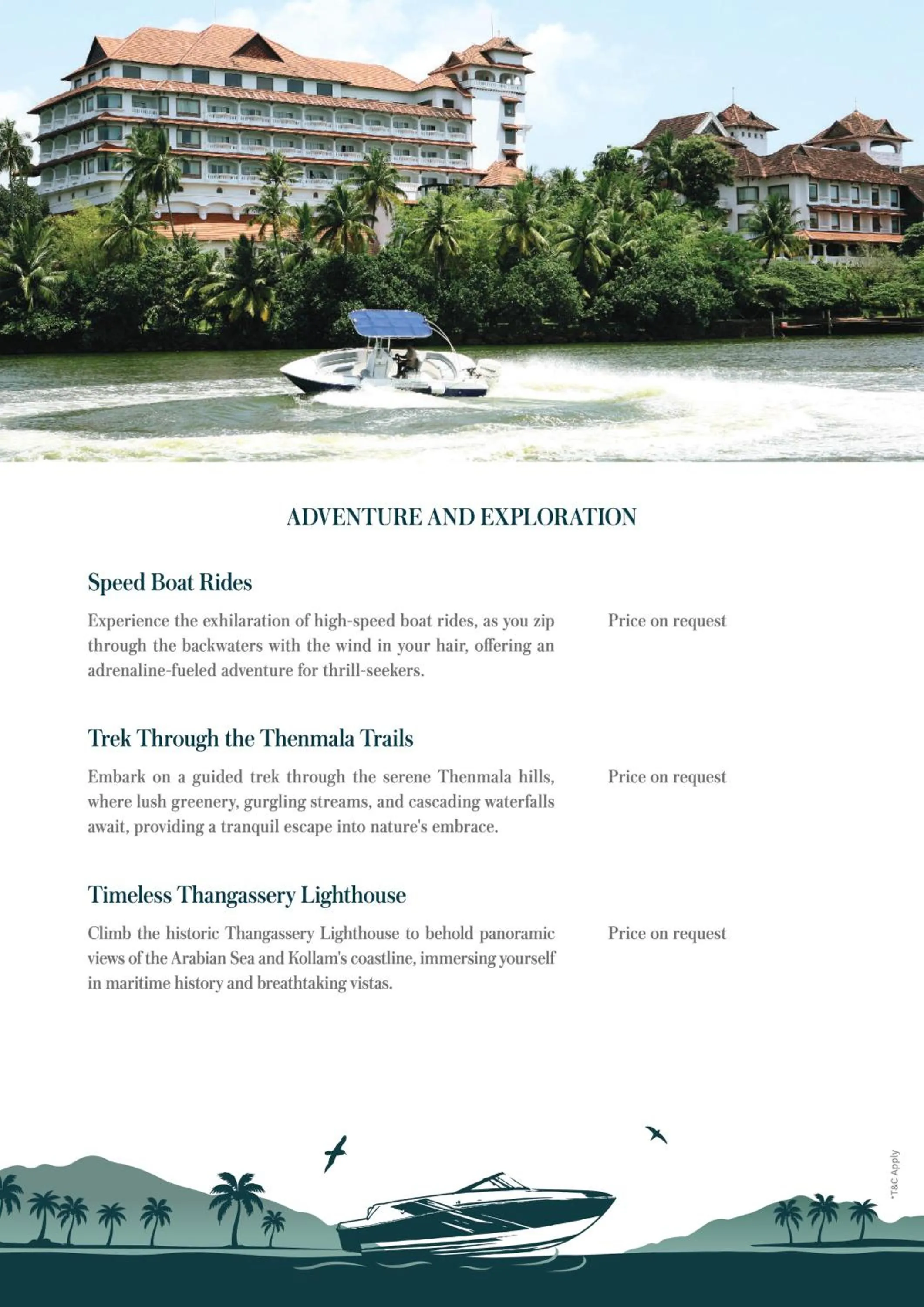 Entertainment in The Leela Ashtamudi, A Raviz Hotel