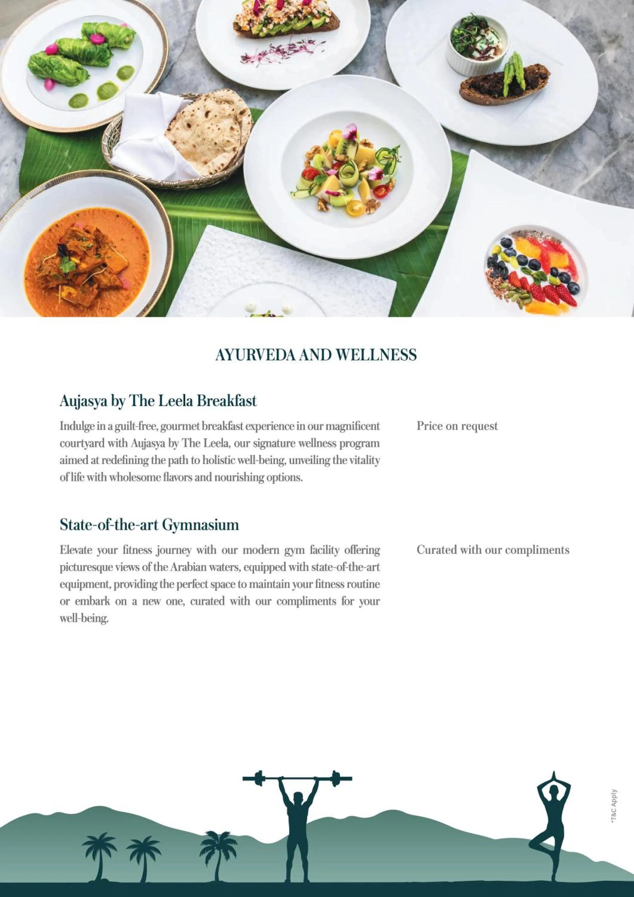 Food in The Leela Ashtamudi, A Raviz Hotel