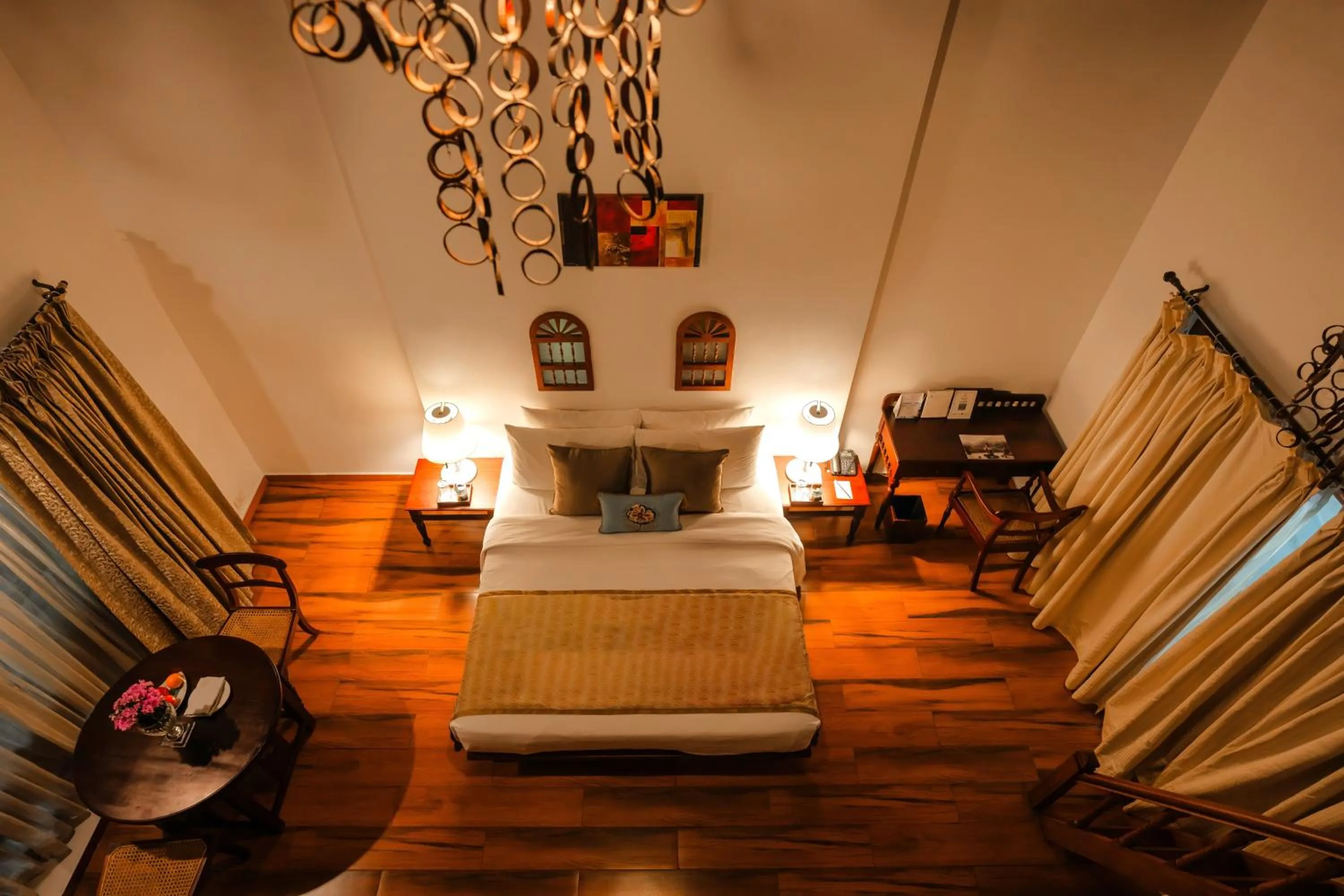 Bed in The Leela Ashtamudi, A Raviz Hotel