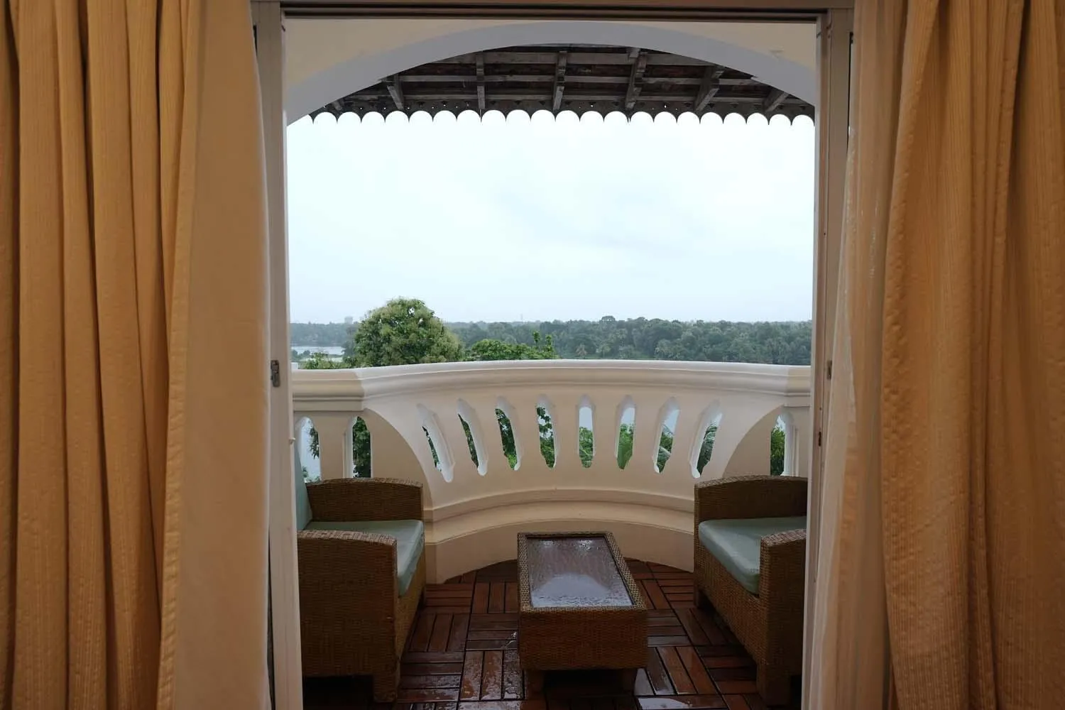 Balcony/Terrace in The Leela Ashtamudi, A Raviz Hotel
