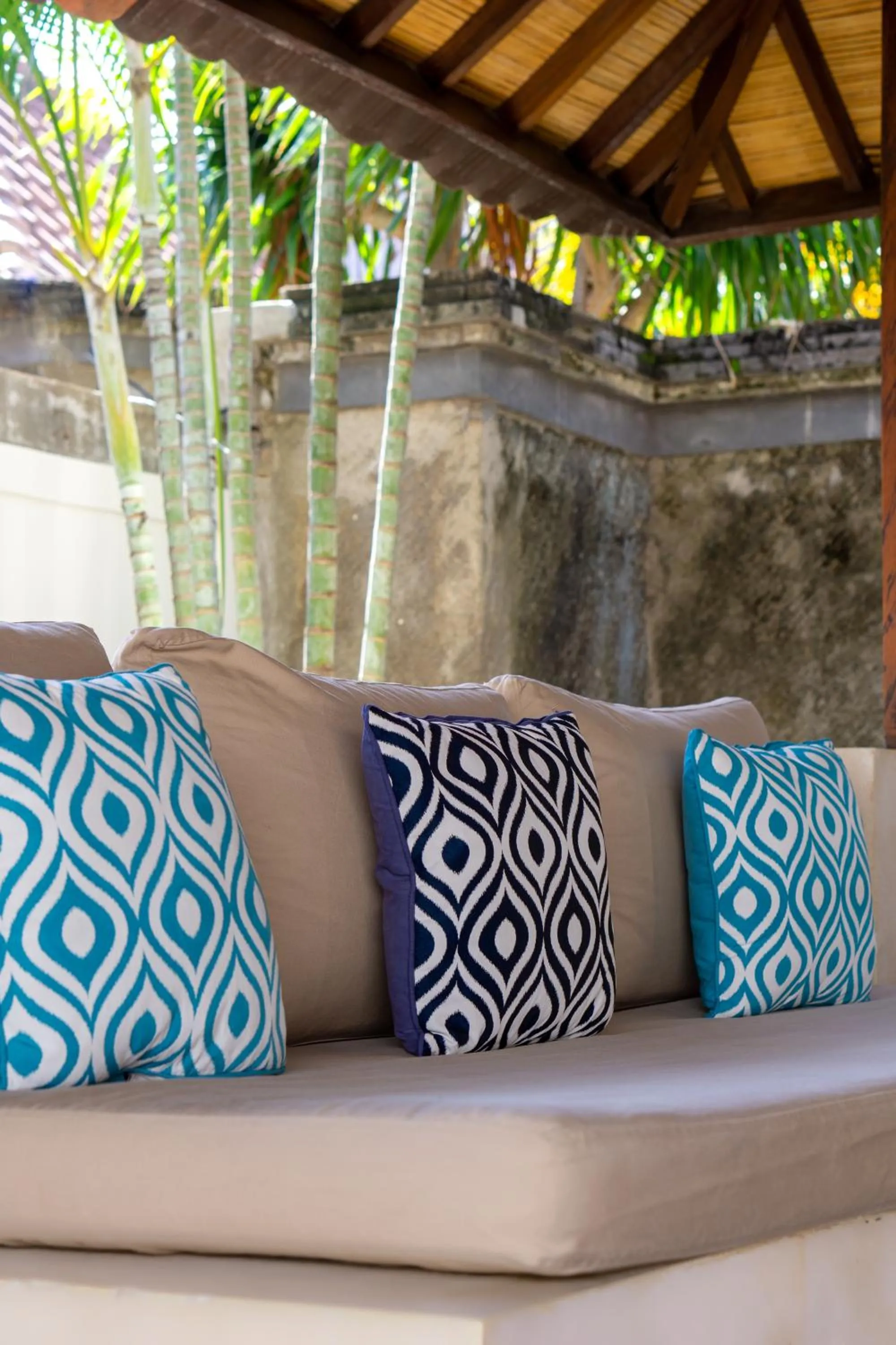 Living room in Gili Villas