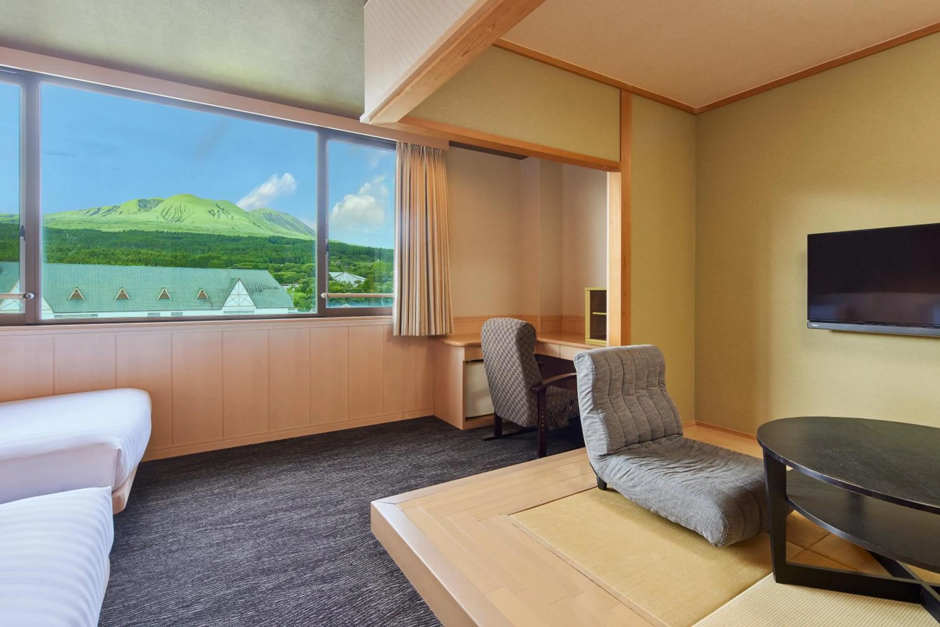 Living room in Hotel Aso No Tsukasa