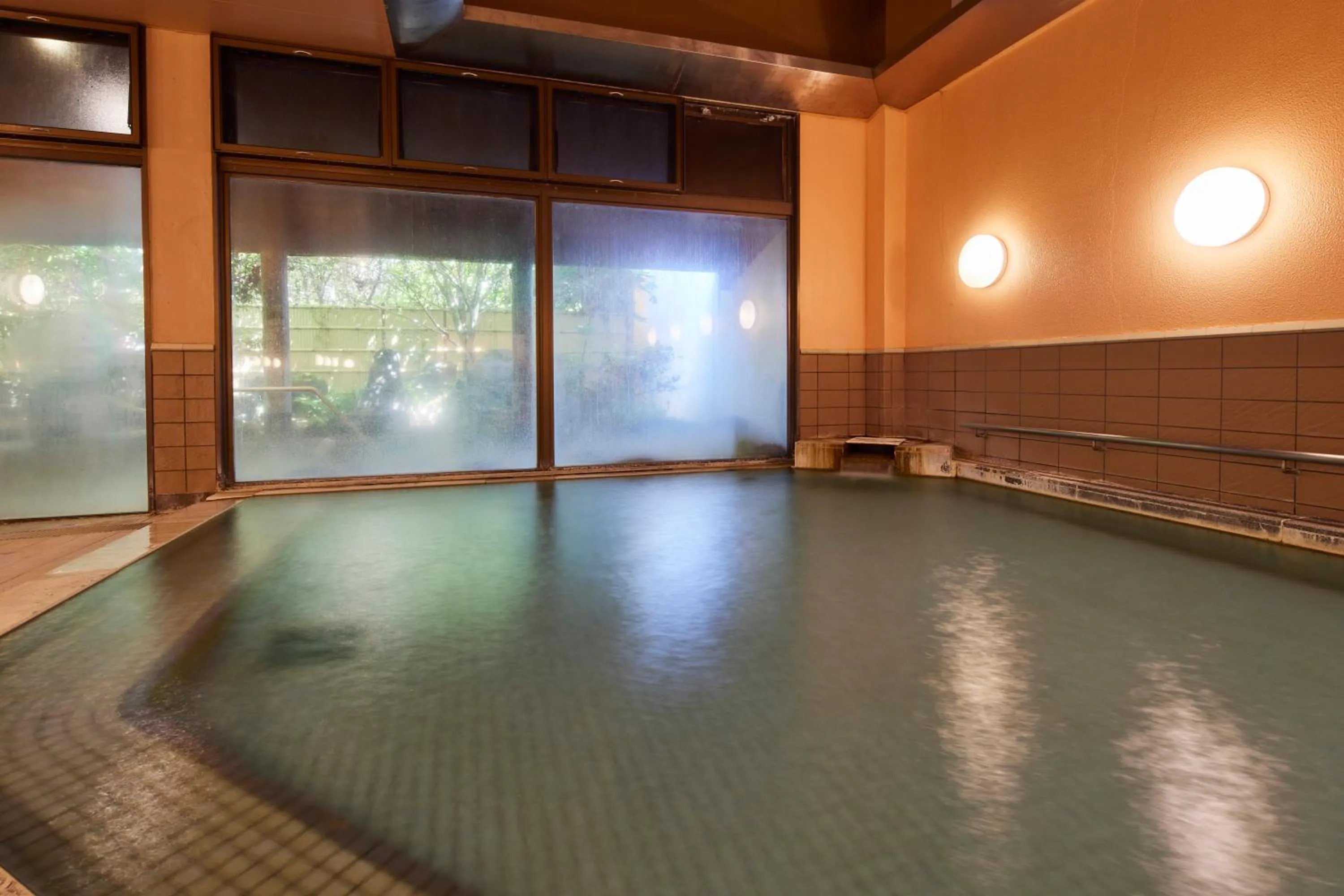 Hot Spring Bath in Hotel Aso No Tsukasa