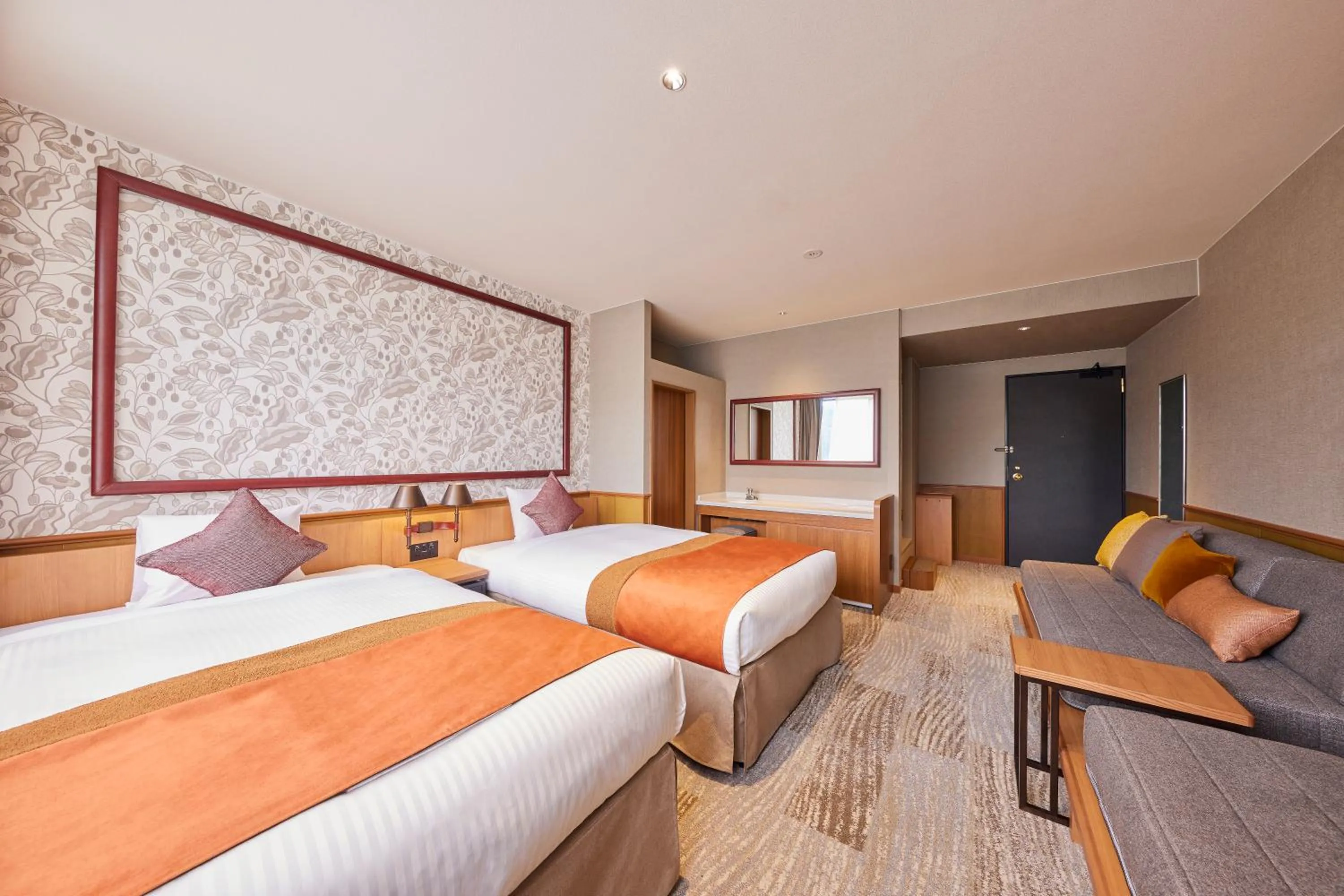 Bedroom, Bed in Hotel Aso No Tsukasa