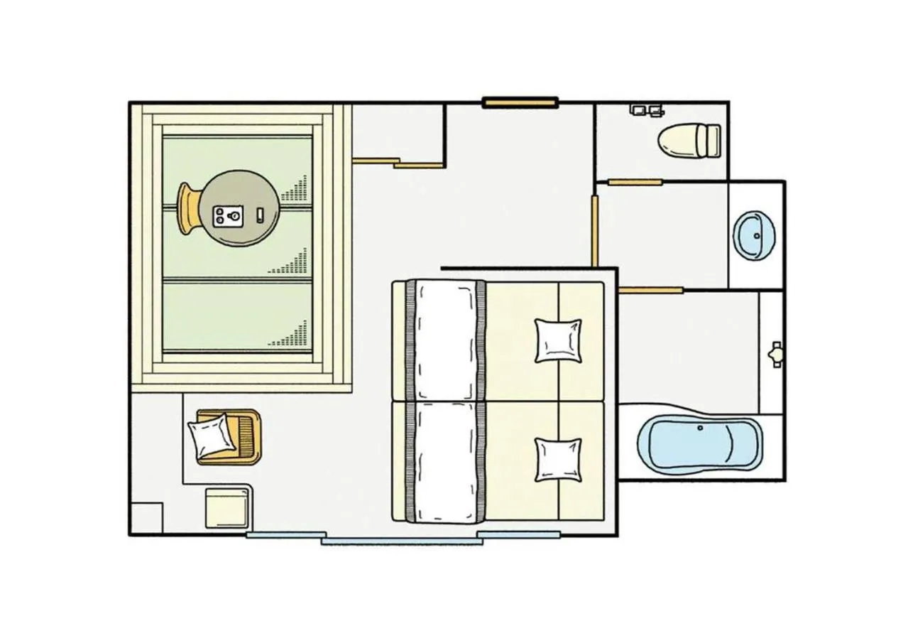 Floor plan in Hotel Aso No Tsukasa