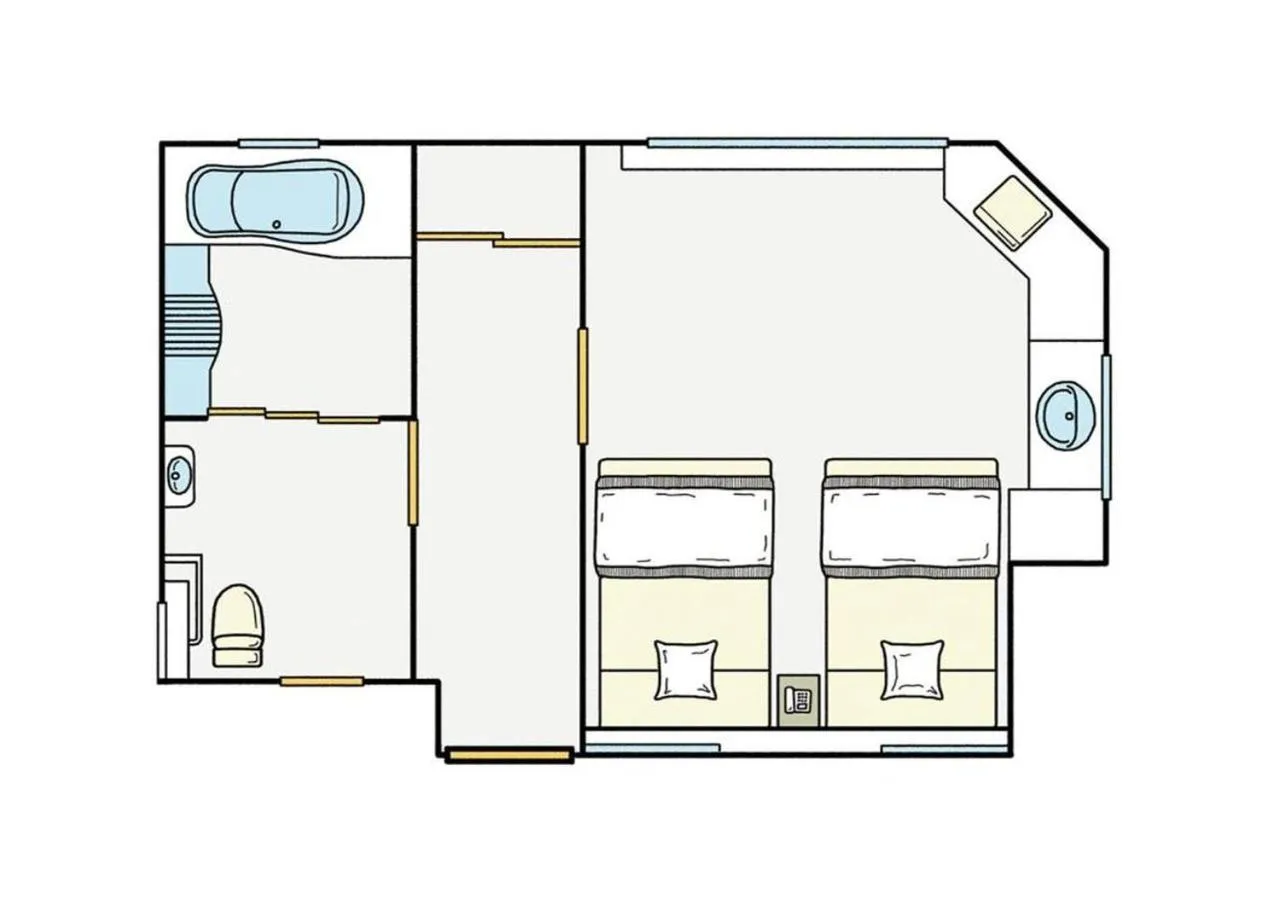 Floor plan in Hotel Aso No Tsukasa