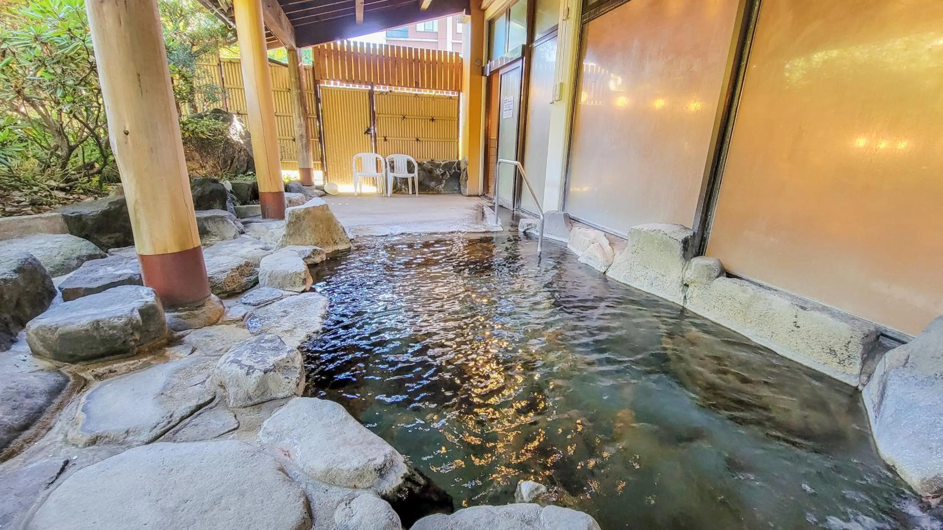 Open Air Bath in Hotel Aso No Tsukasa