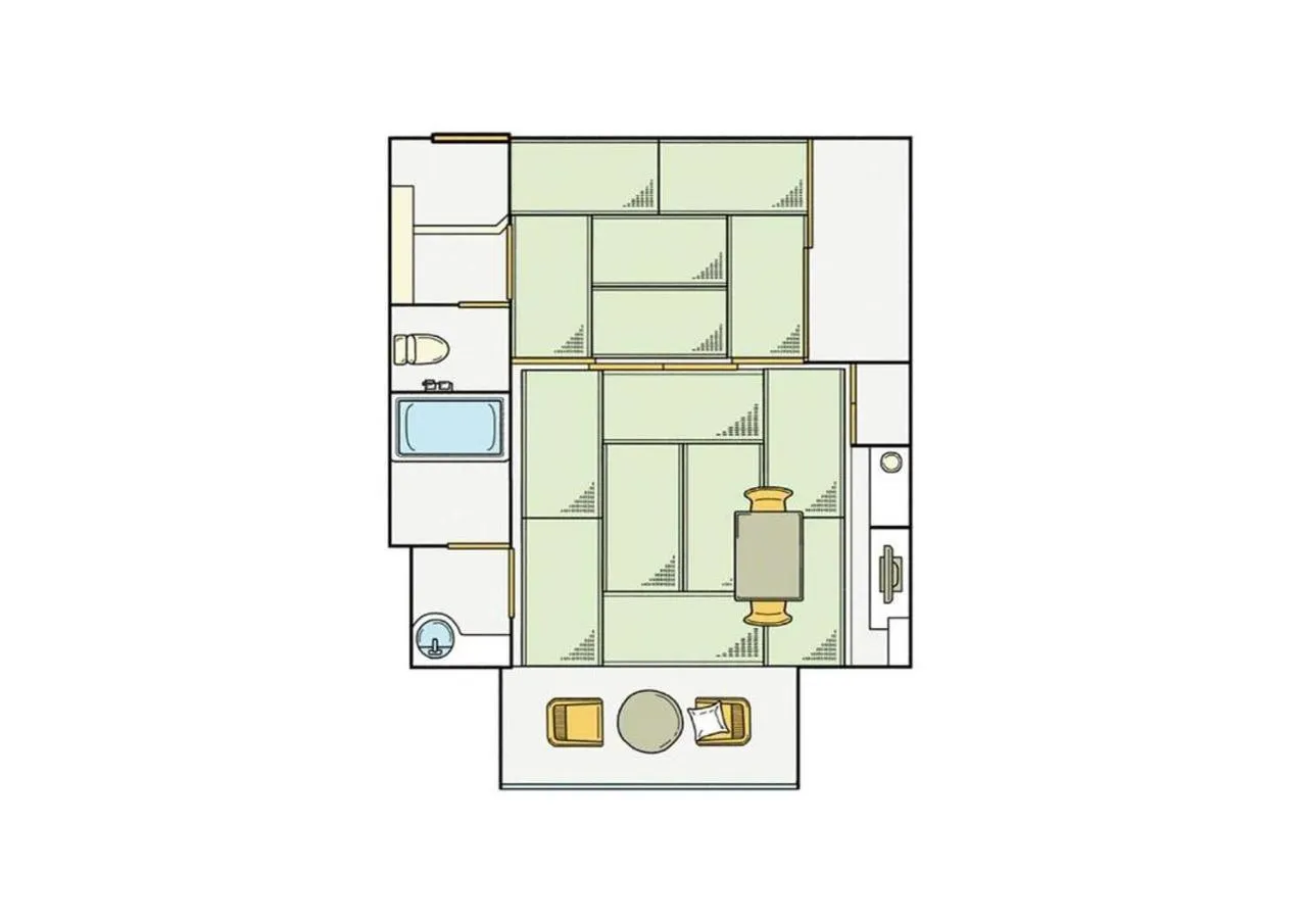Floor plan in Hotel Aso No Tsukasa