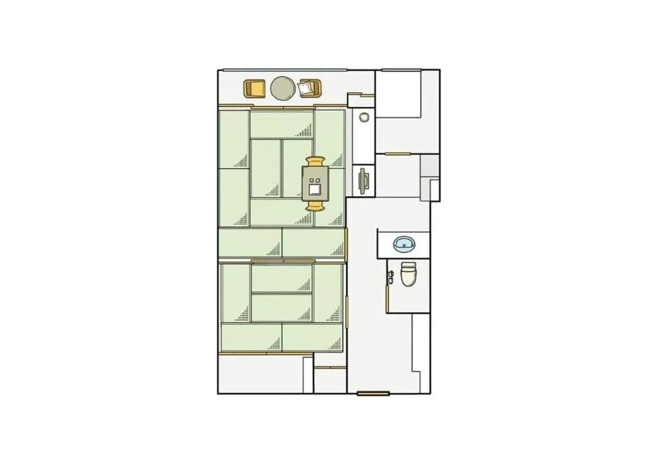 Floor plan in Hotel Aso No Tsukasa