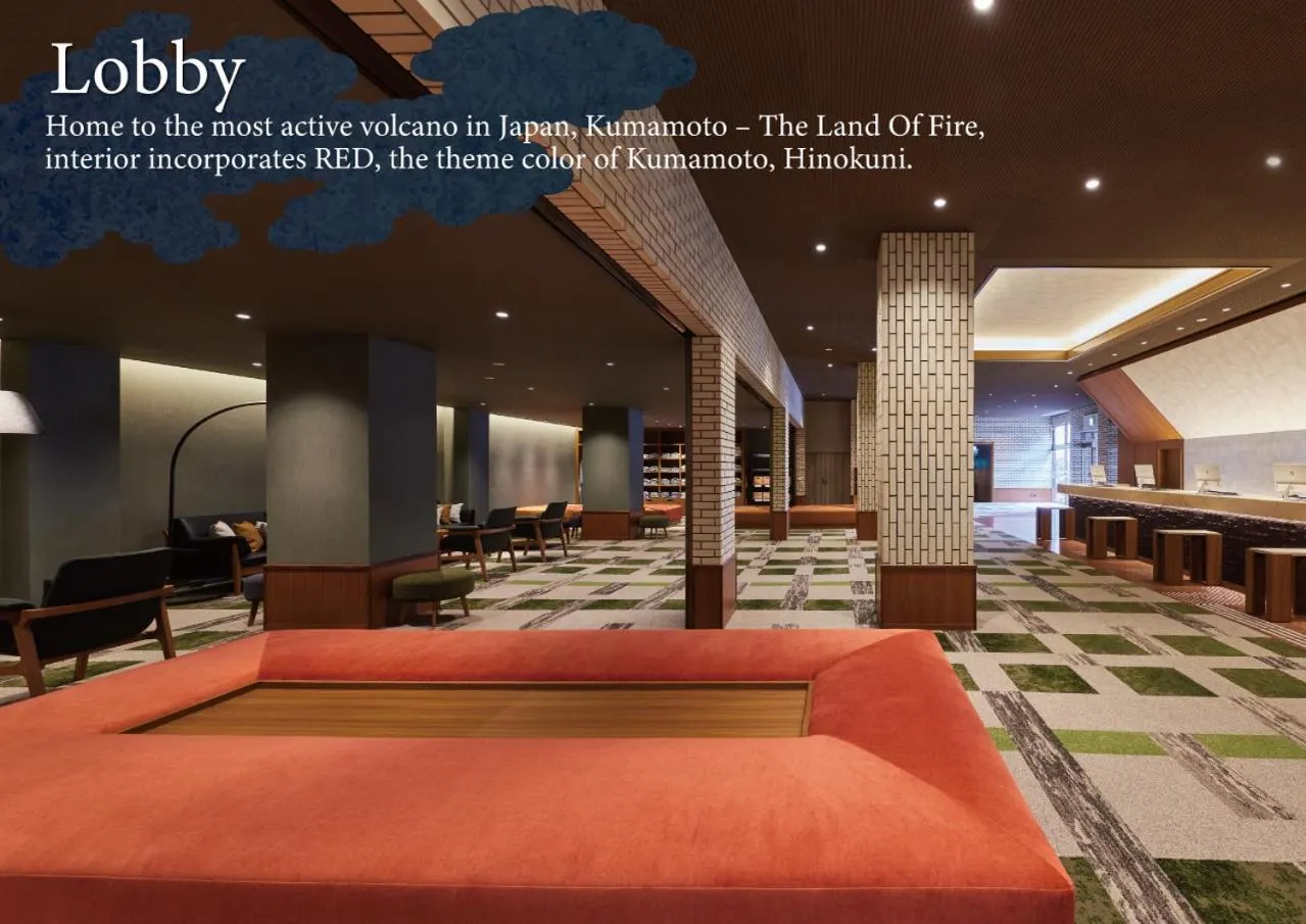 Lobby or reception in Hotel Aso No Tsukasa