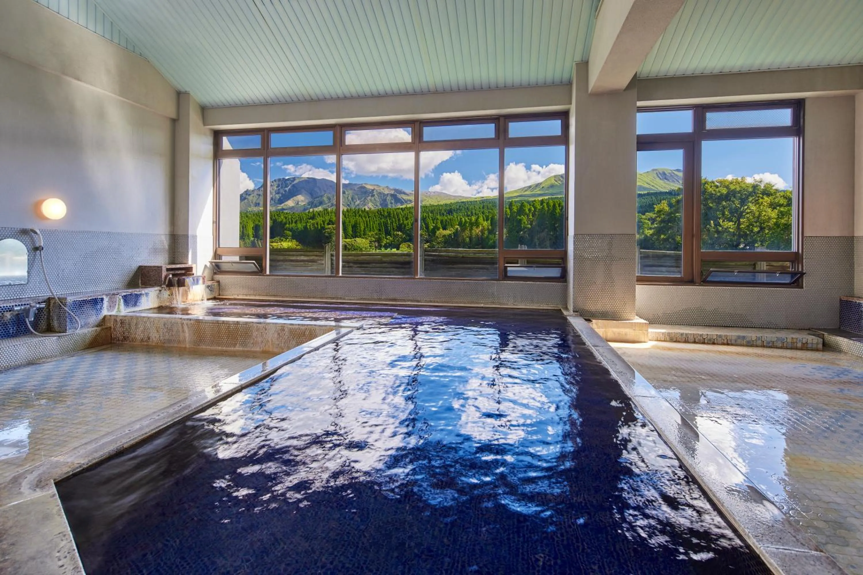 Hot Spring Bath in Hotel Aso No Tsukasa