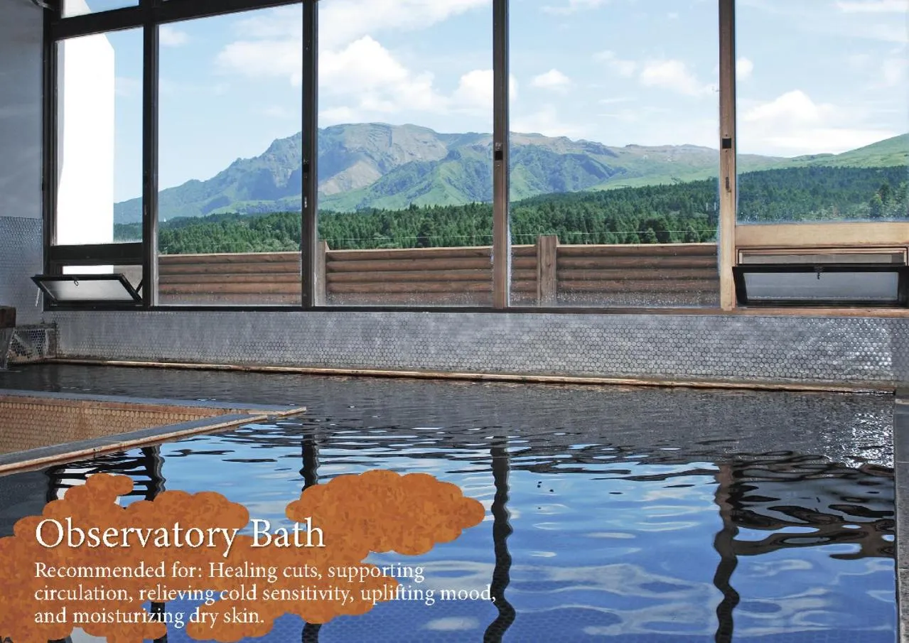 Hot Spring Bath in Hotel Aso No Tsukasa