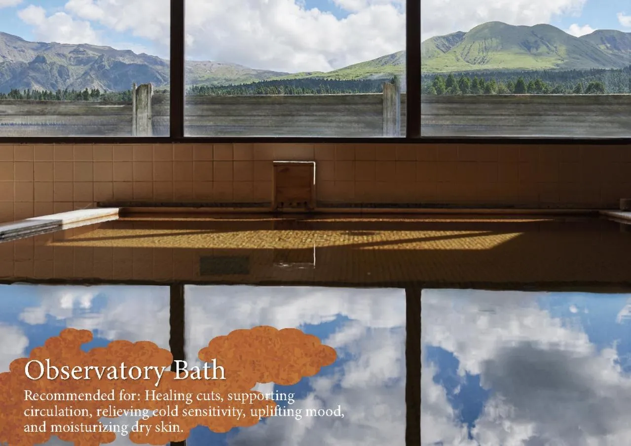 Hot Spring Bath in Hotel Aso No Tsukasa