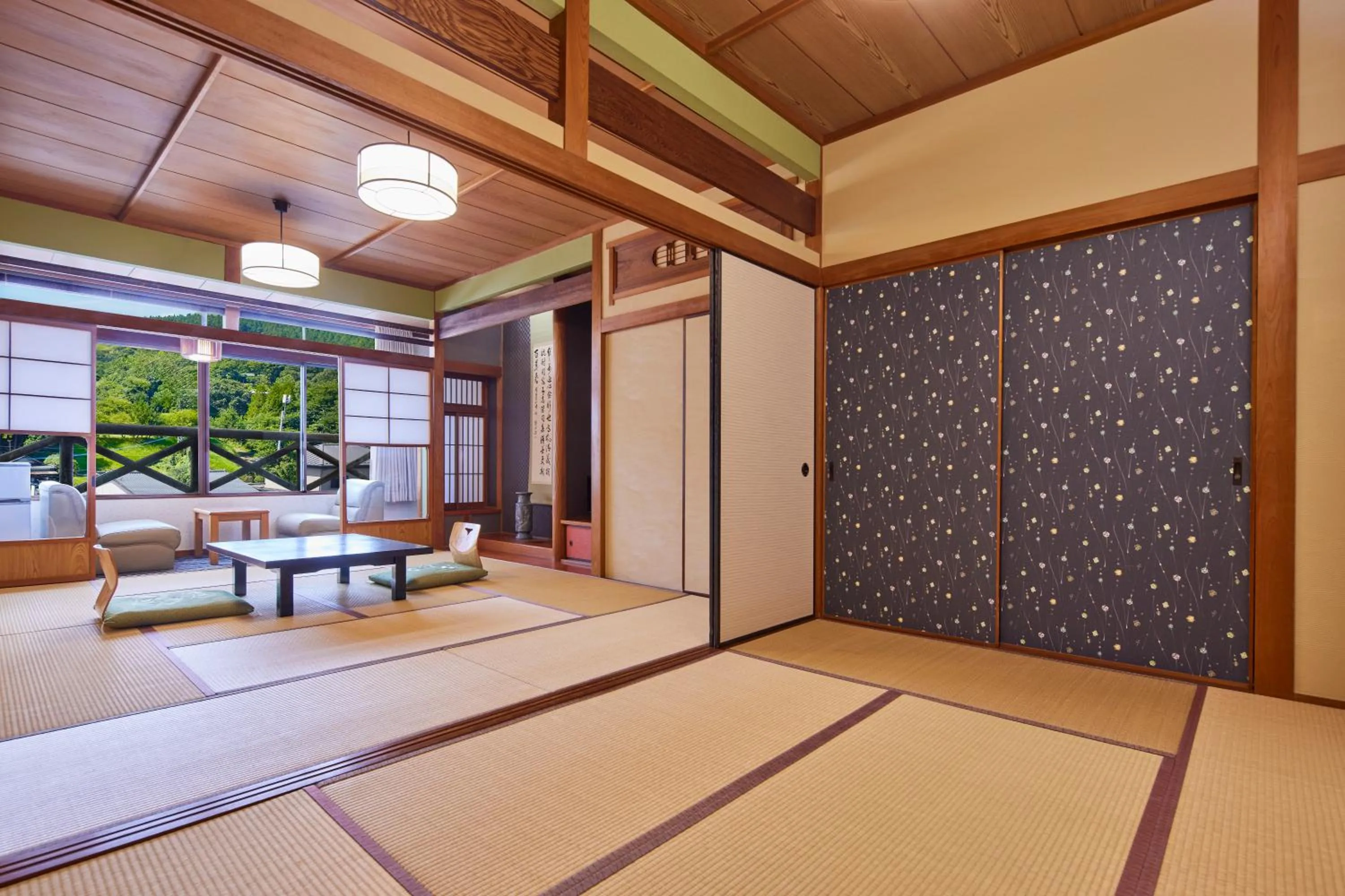 Living room in Hotel Aso No Tsukasa