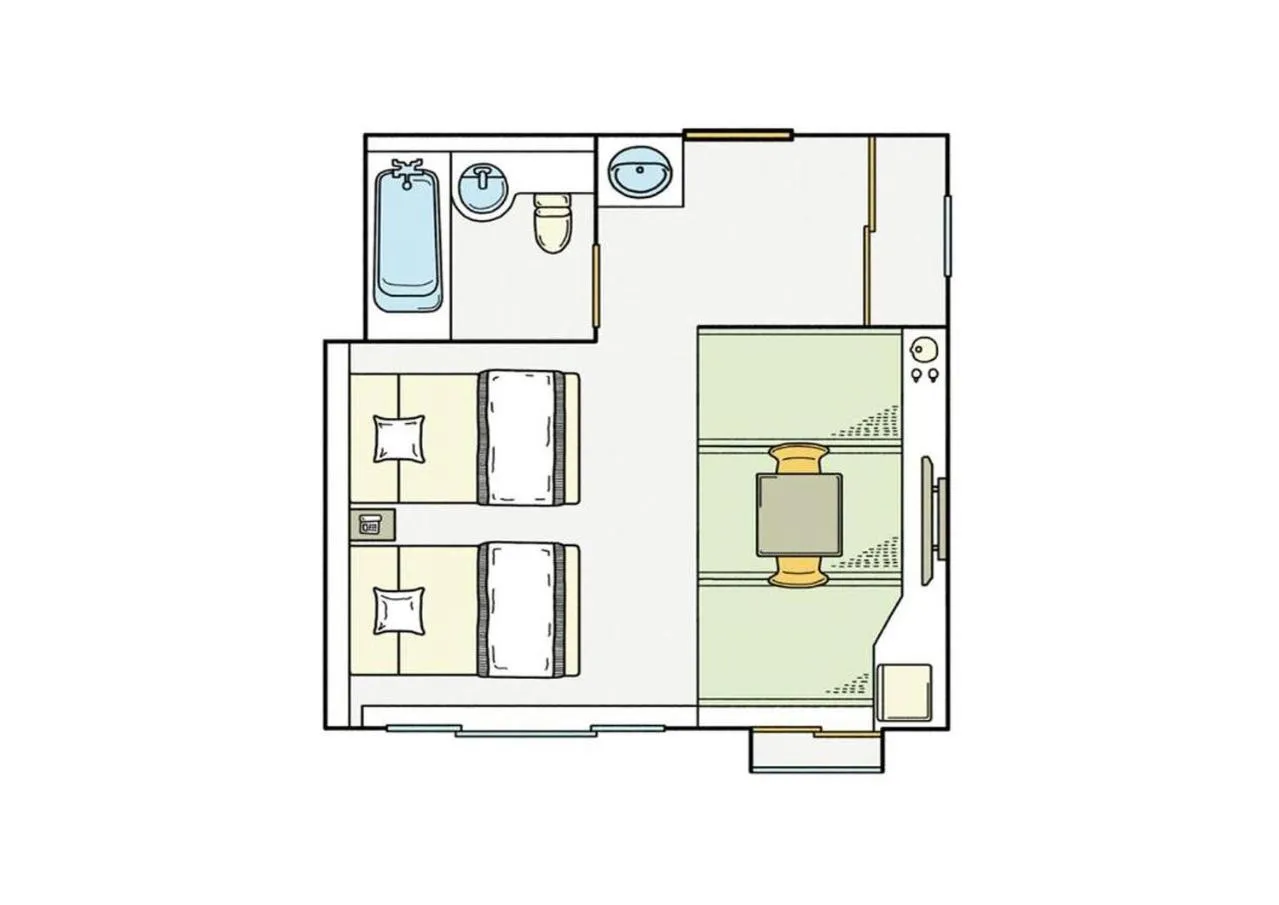 Floor plan in Hotel Aso No Tsukasa