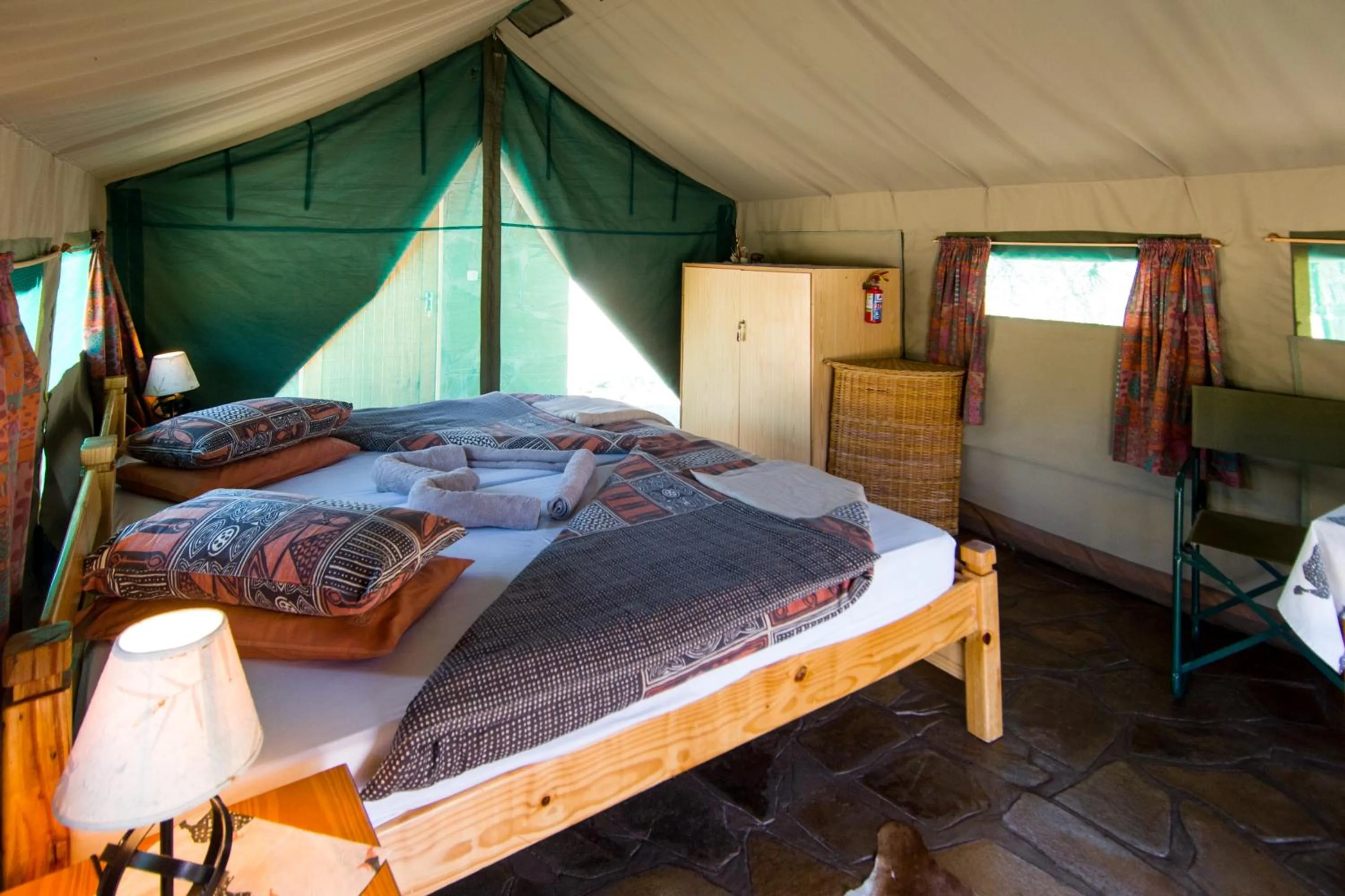 Bed in Etusis Lodge