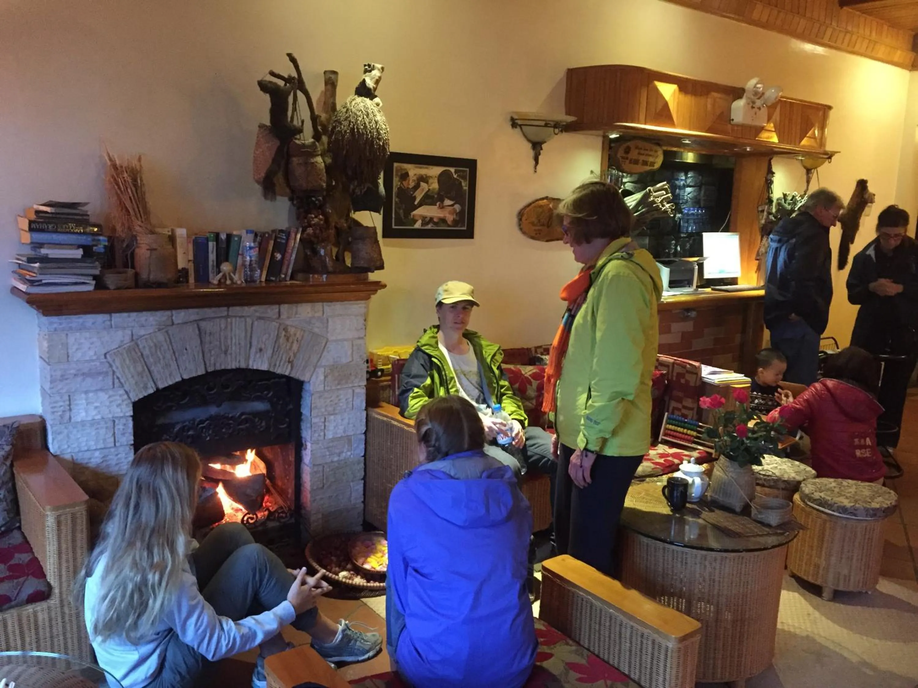 group of guests in Thai Binh Sapa Hotel