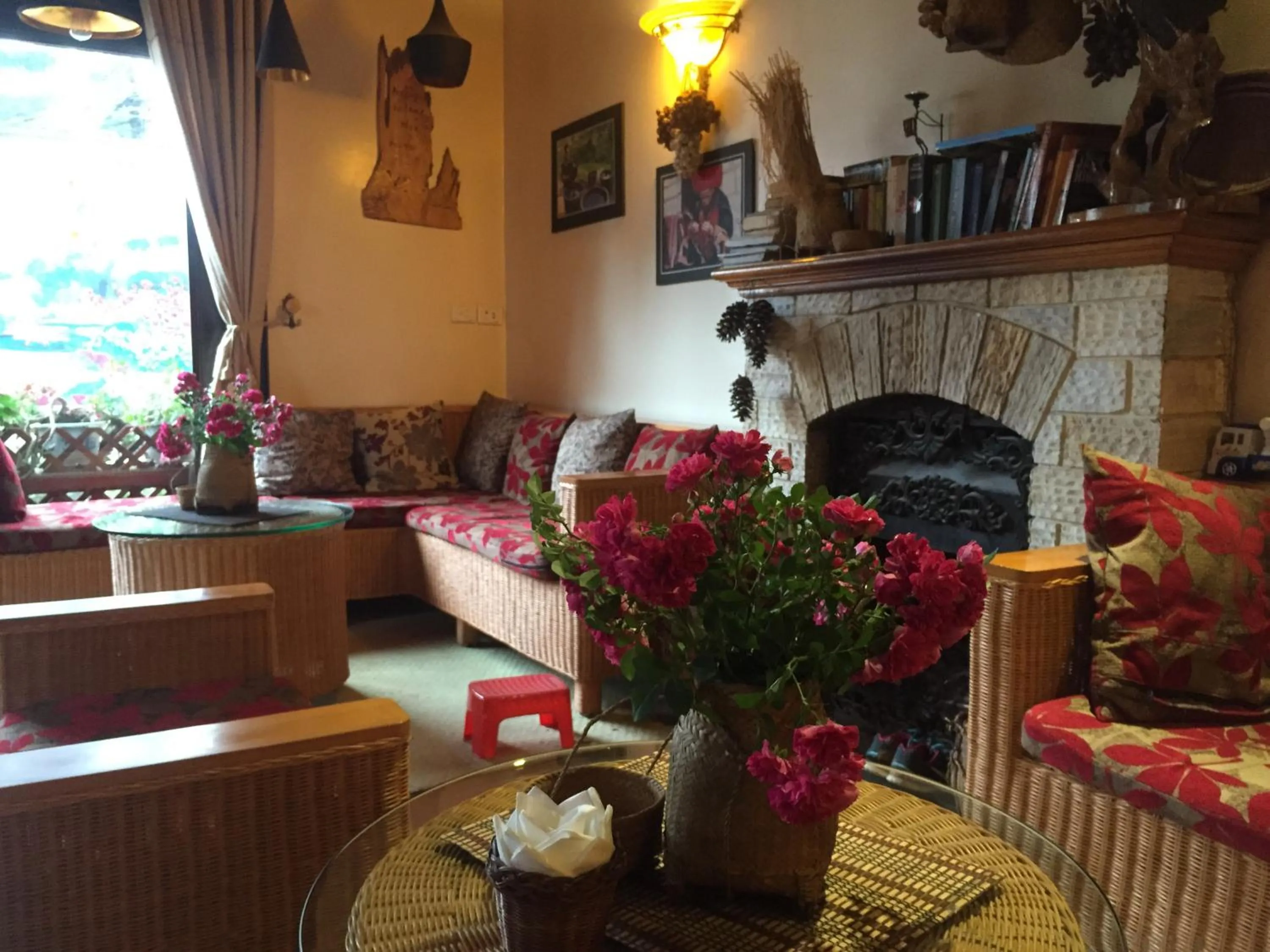 Seating area in Thai Binh Sapa Hotel