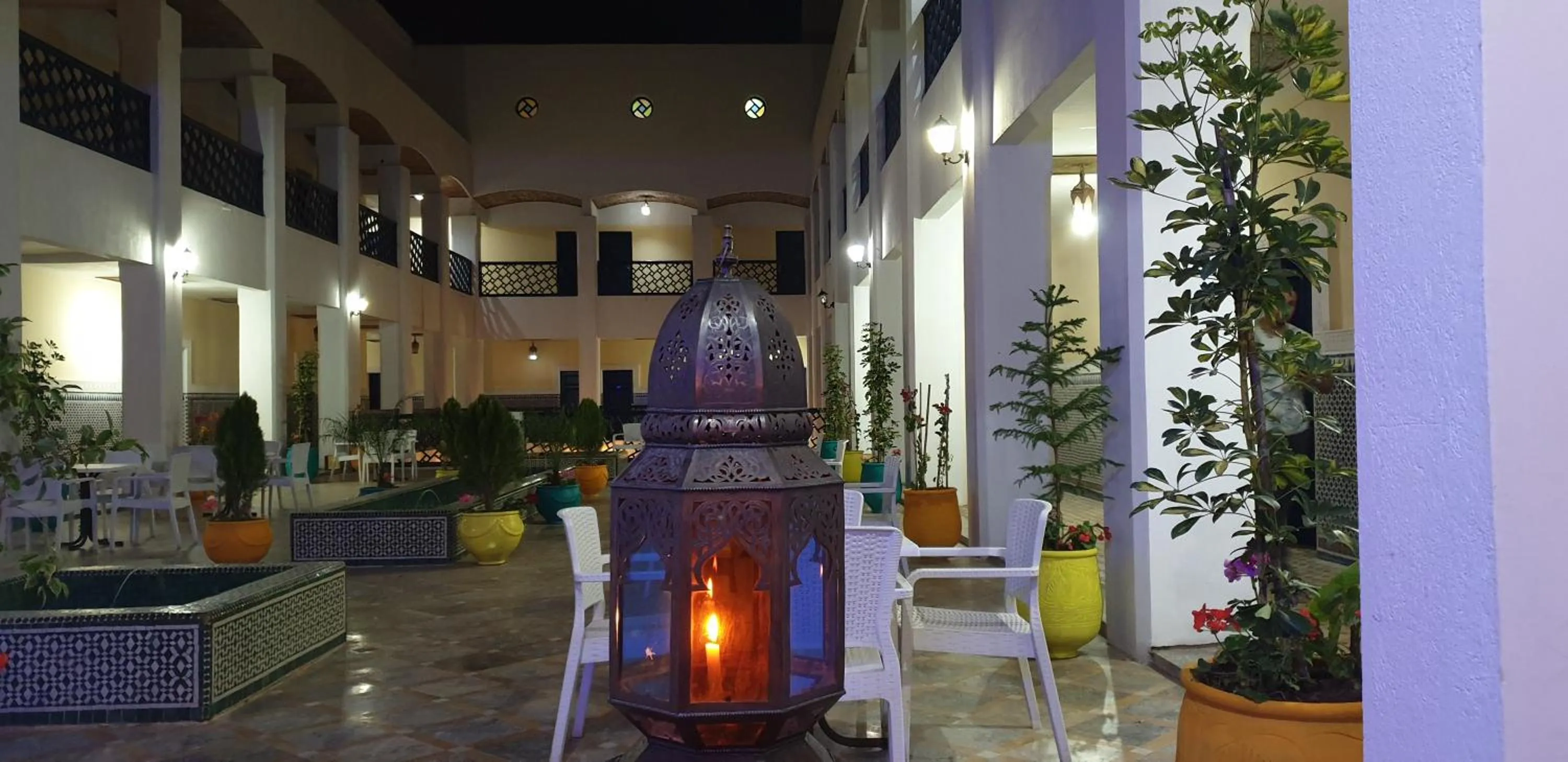 Patio in Hotel Batha