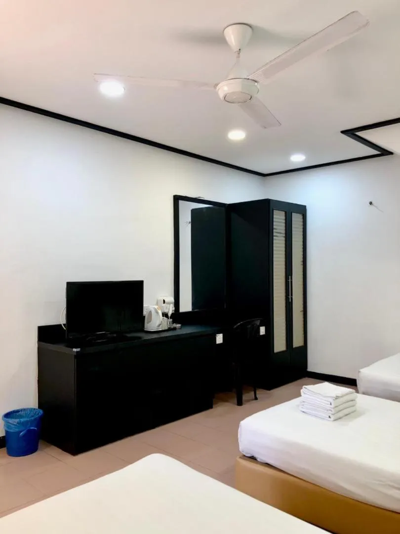 Bed in Intan Beach Resort