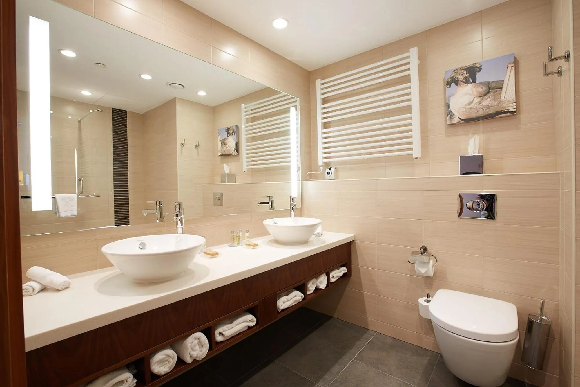 Toilet in Hilton Garden Inn Rzeszów