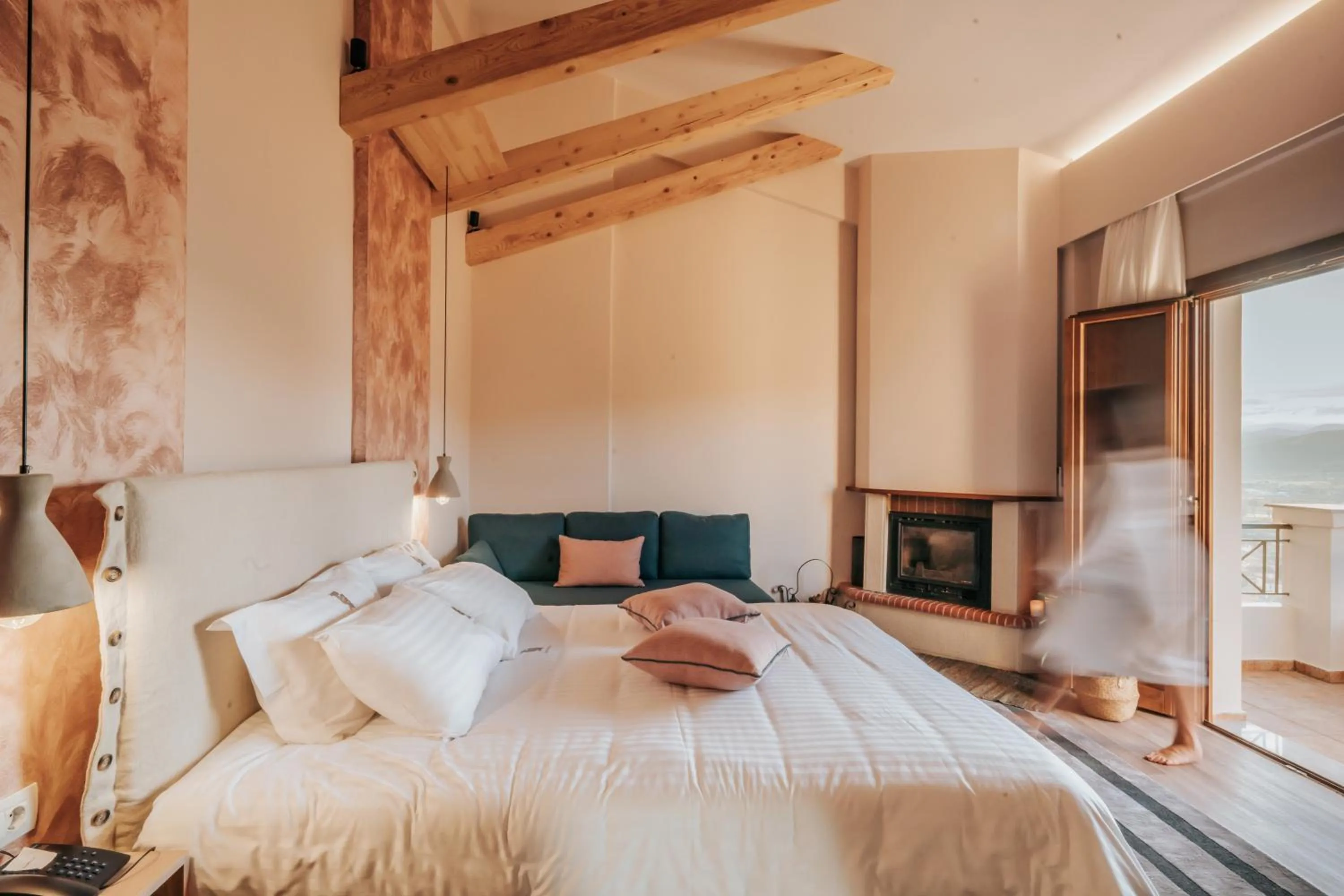 Bed in Anerada Hotel