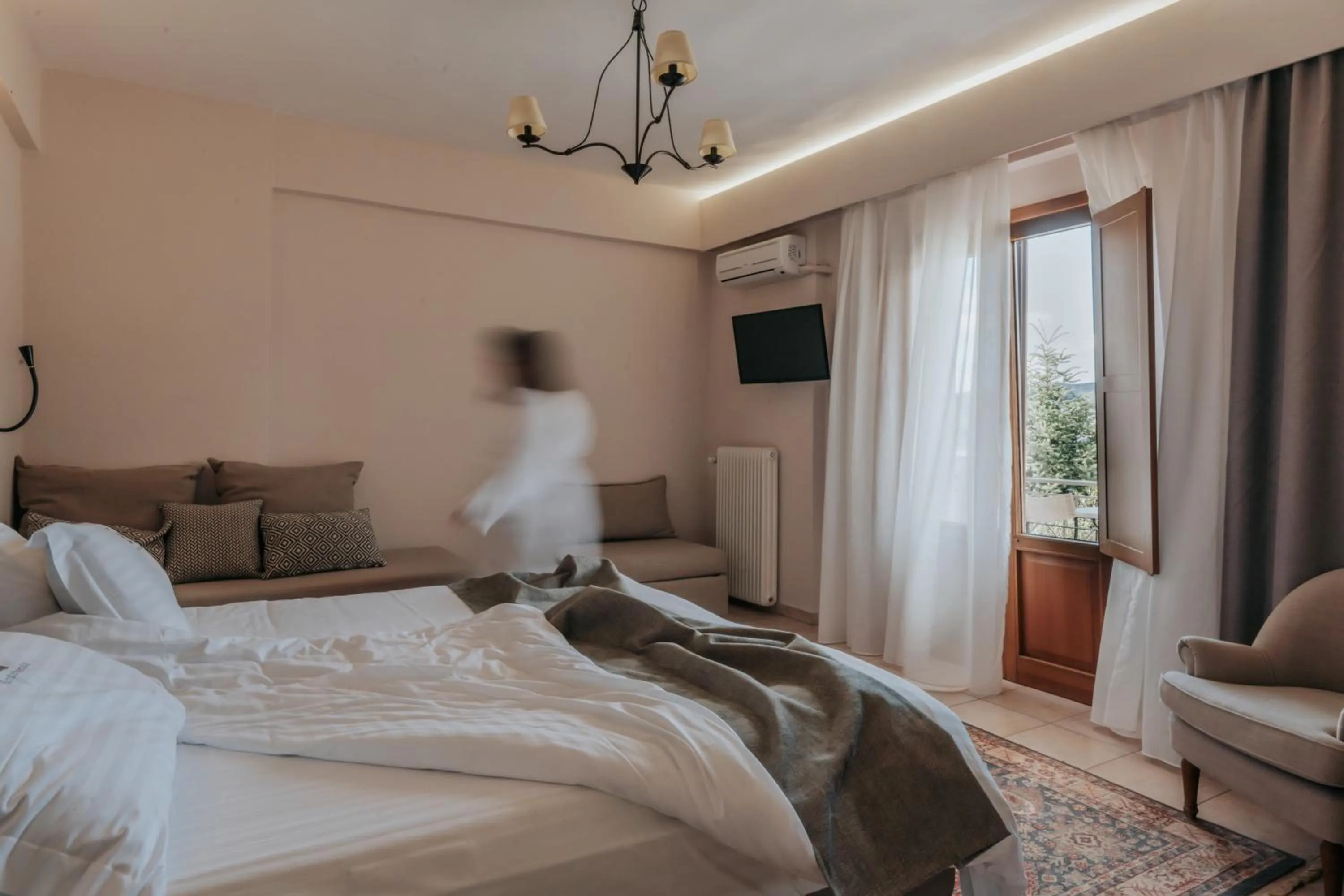 Bed in Anerada Hotel