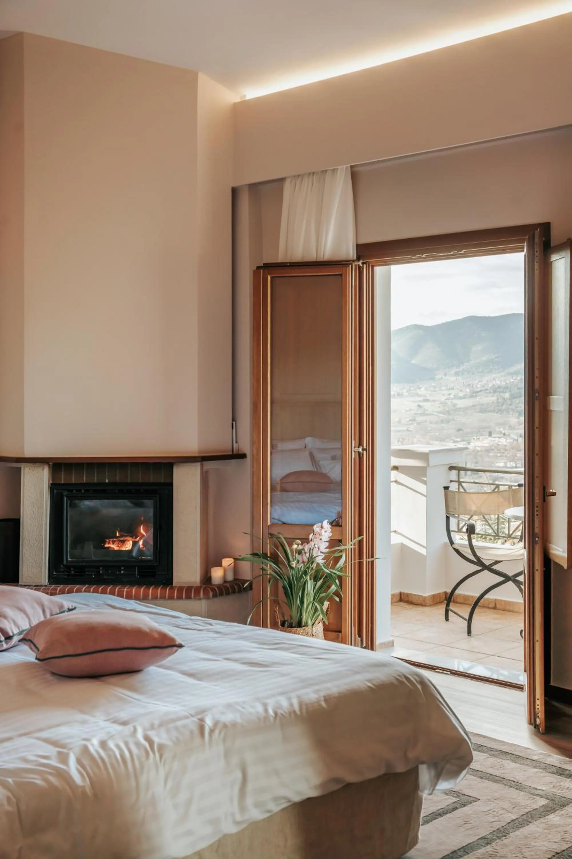 Bed in Anerada Hotel