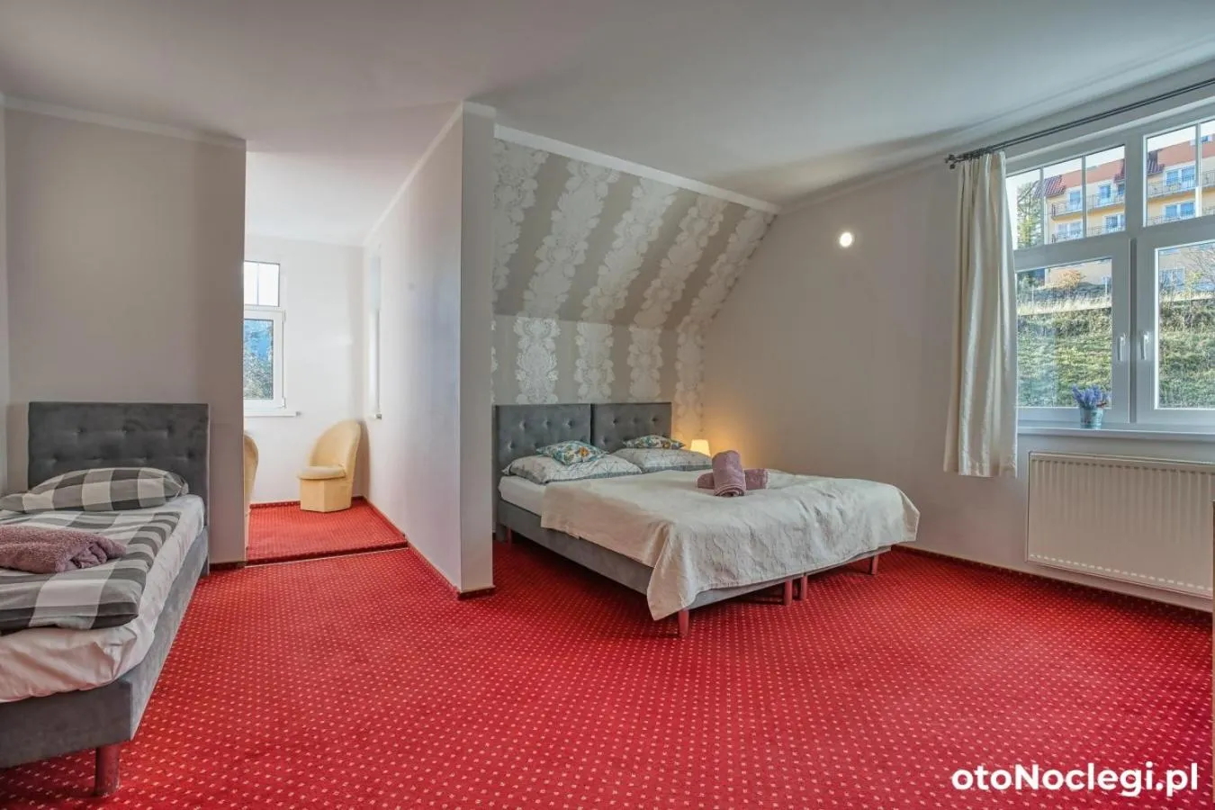 Bed in Lawendowy Dworek