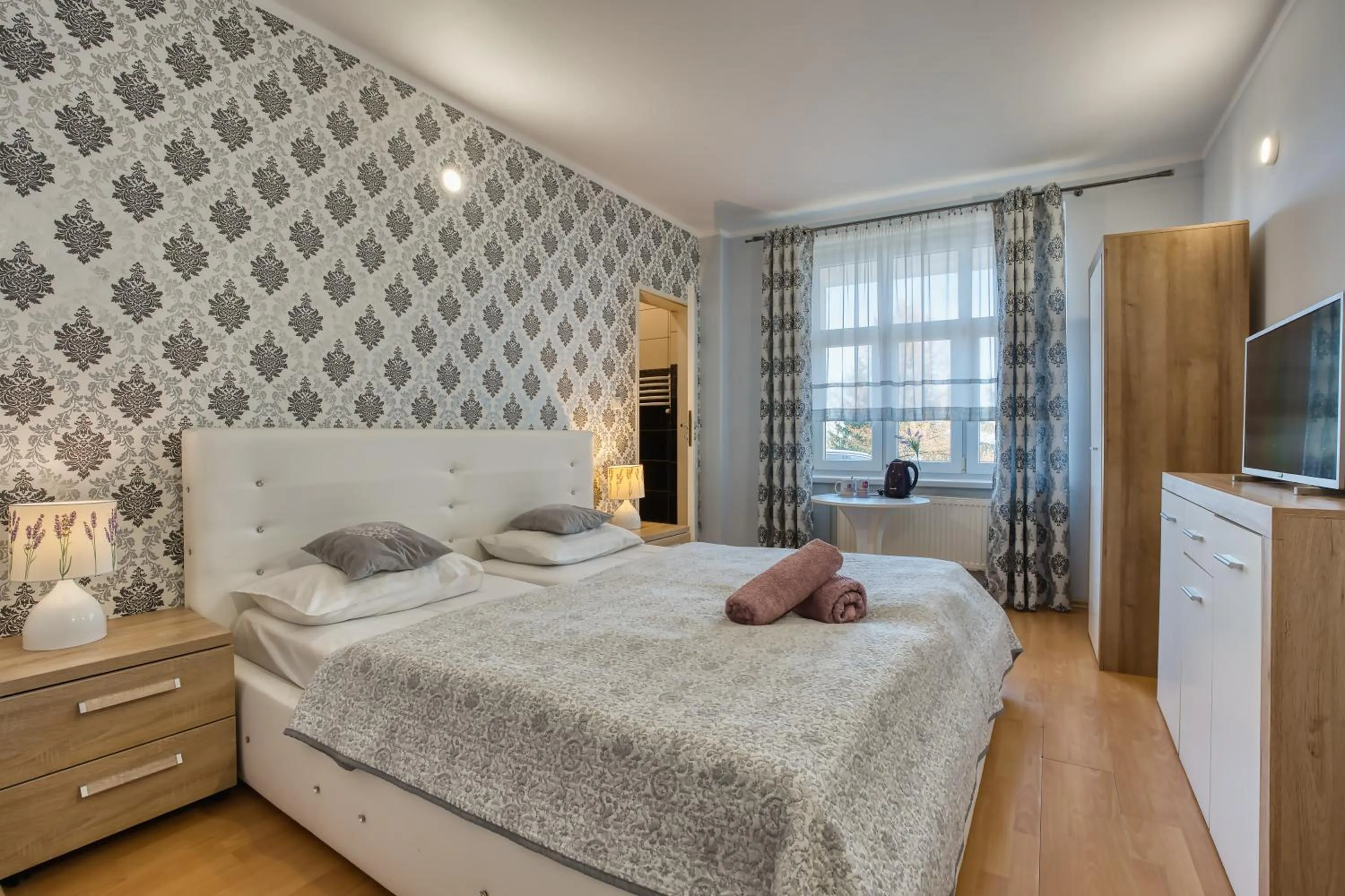 Bed in Lawendowy Dworek