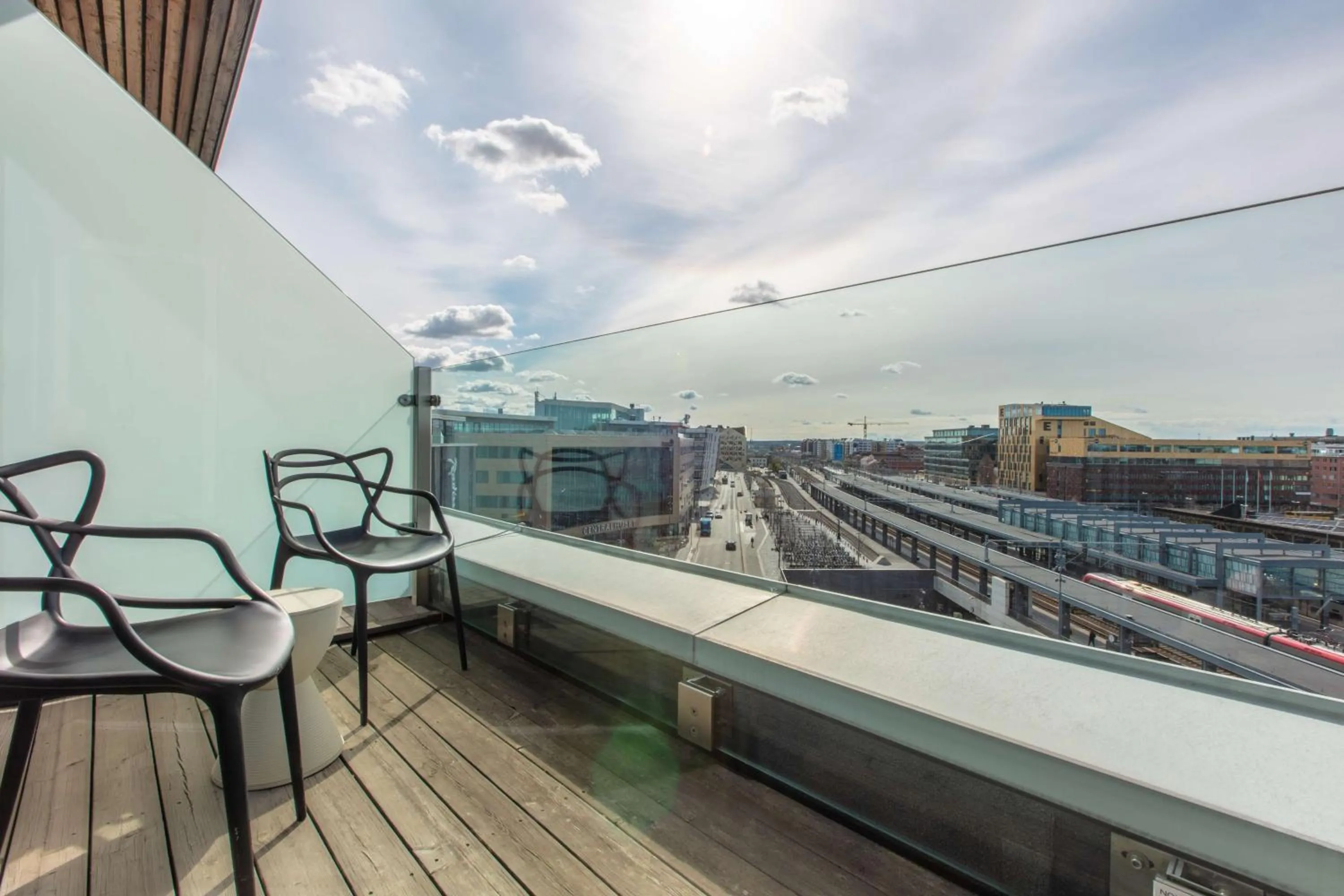 Balcony/Terrace in Radisson Blu Hotel Uppsala