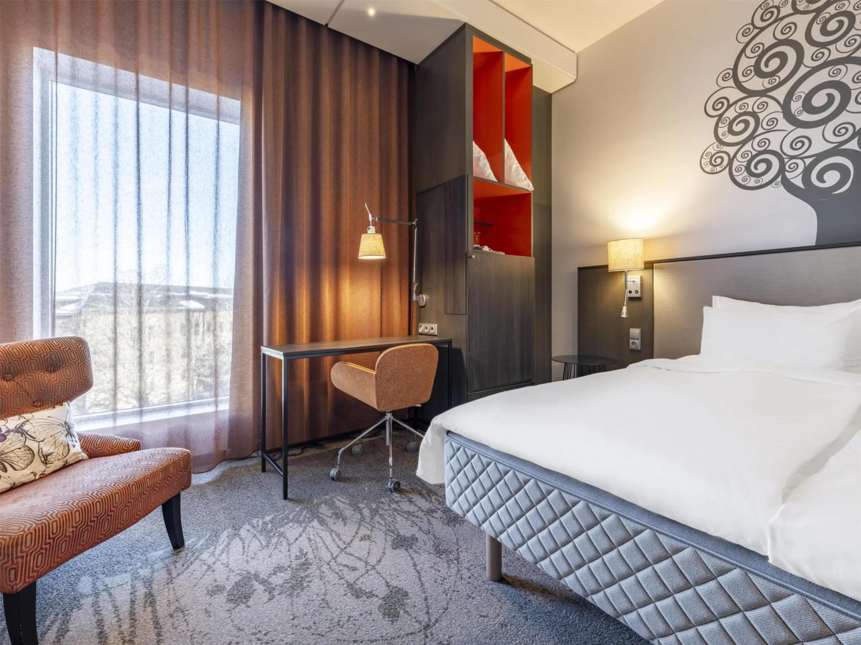 Bedroom, Bed in Radisson Blu Hotel Uppsala