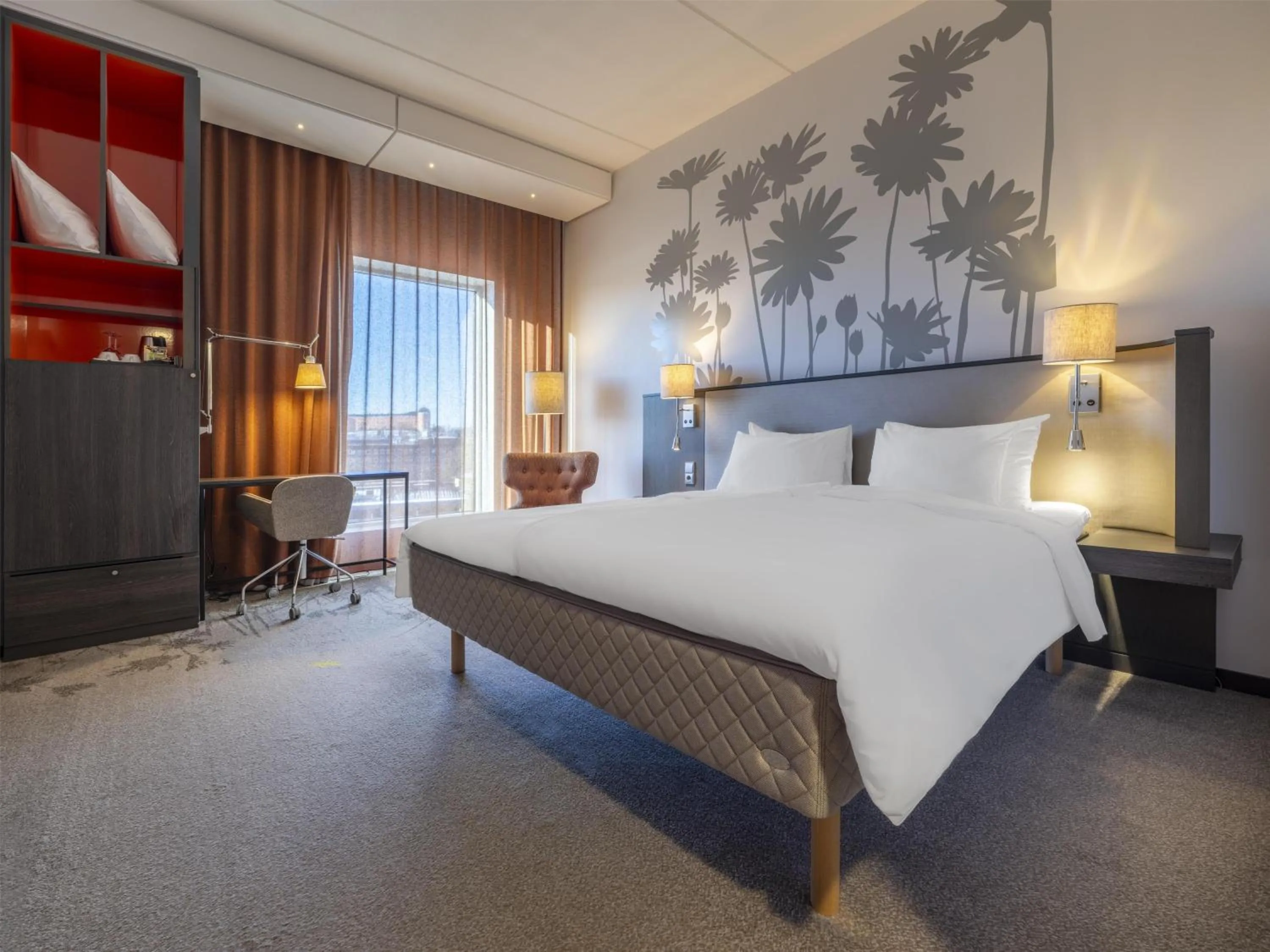 Bedroom, Bed in Radisson Blu Hotel Uppsala